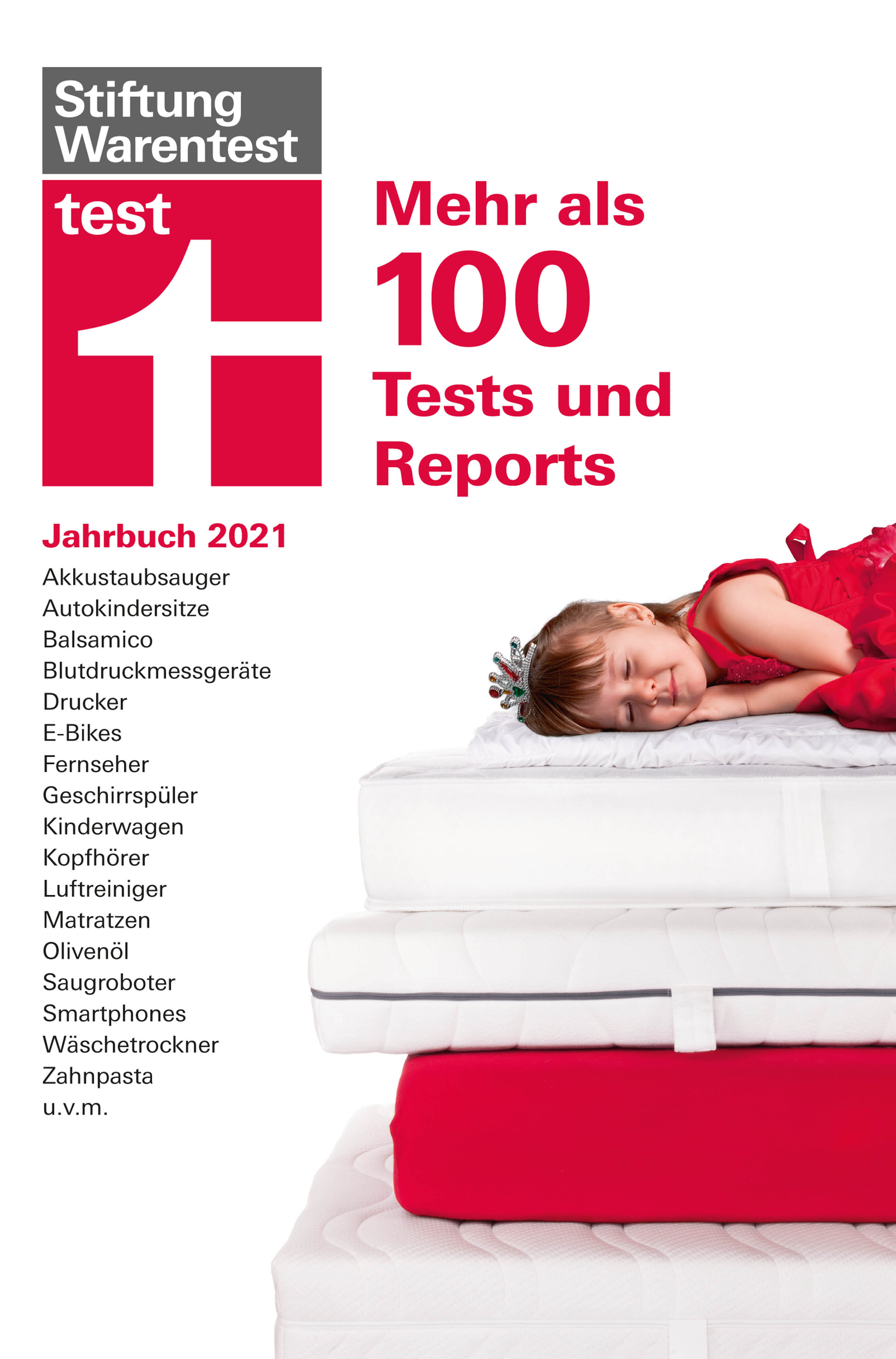 test Jahrbuch 2021 - Häufig sind günstige Produkte unter den besten