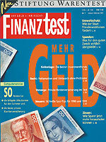 Jubiläum - 30 Jahre Finanztest
