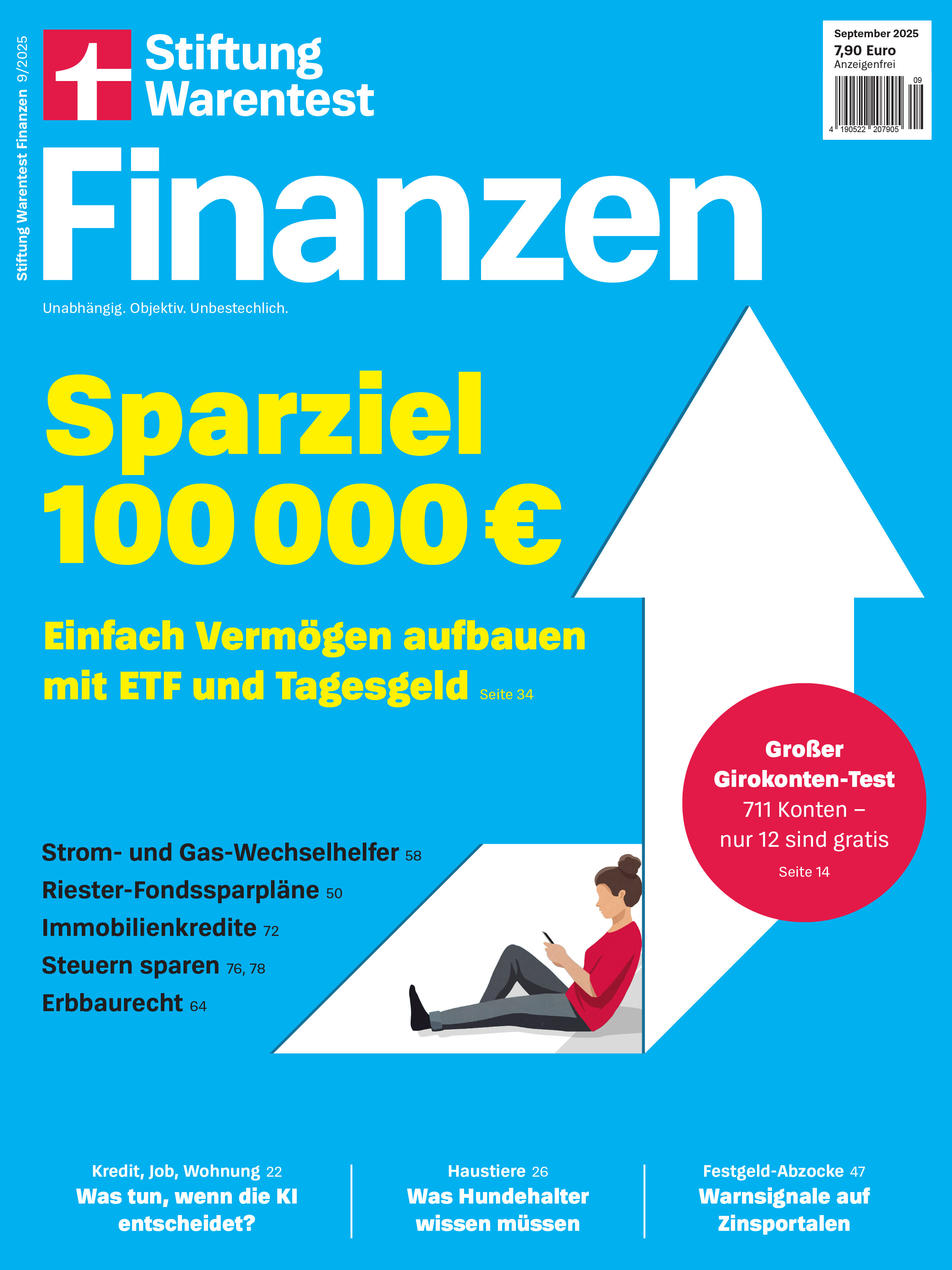 Stiftung Warentest Finanzen 09/2025: So erreichen Sie Ihr Sparziel 100 000 Euro!