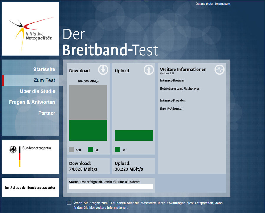 Qualität des Internetanschlusses - Jetzt selber Internetverbindung prüfen