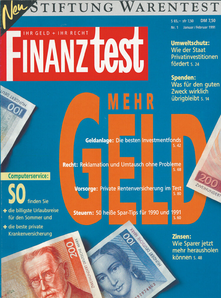 Jubiläum - 30 Jahre Finanztest