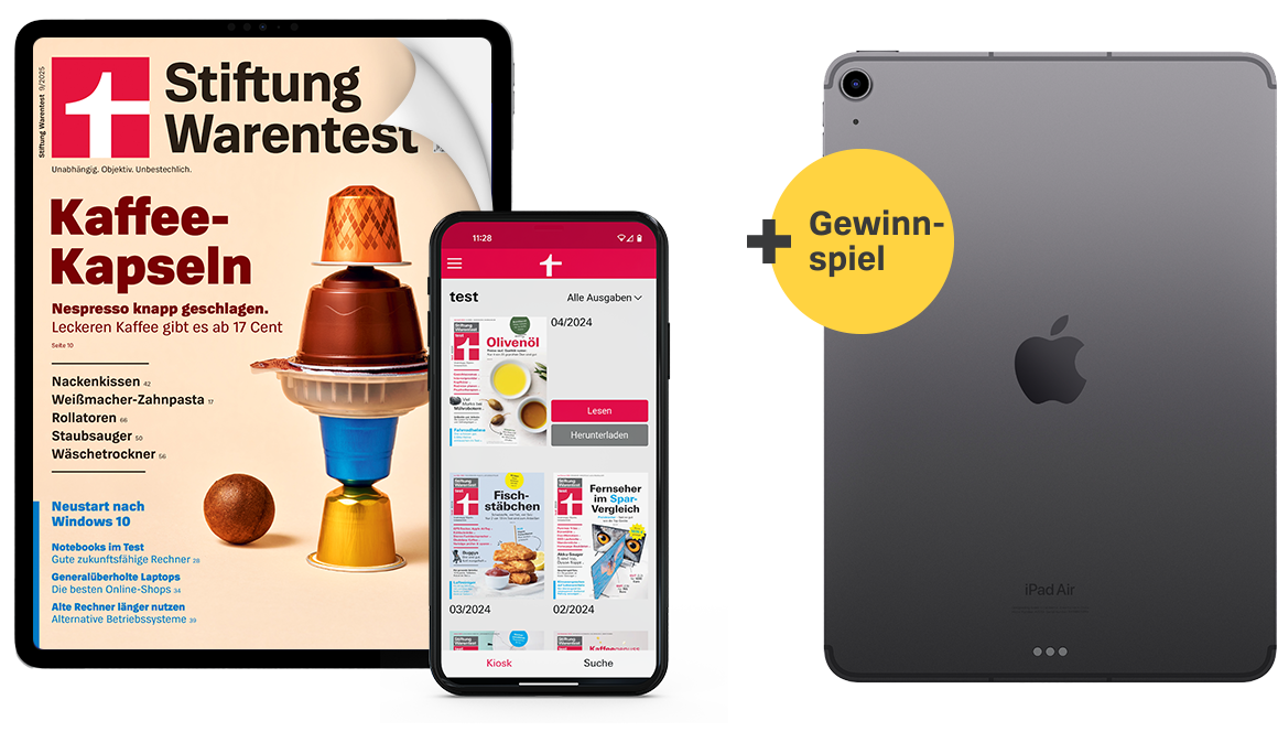 Abbildung: Stiftung Warentest Probe-Abo digital