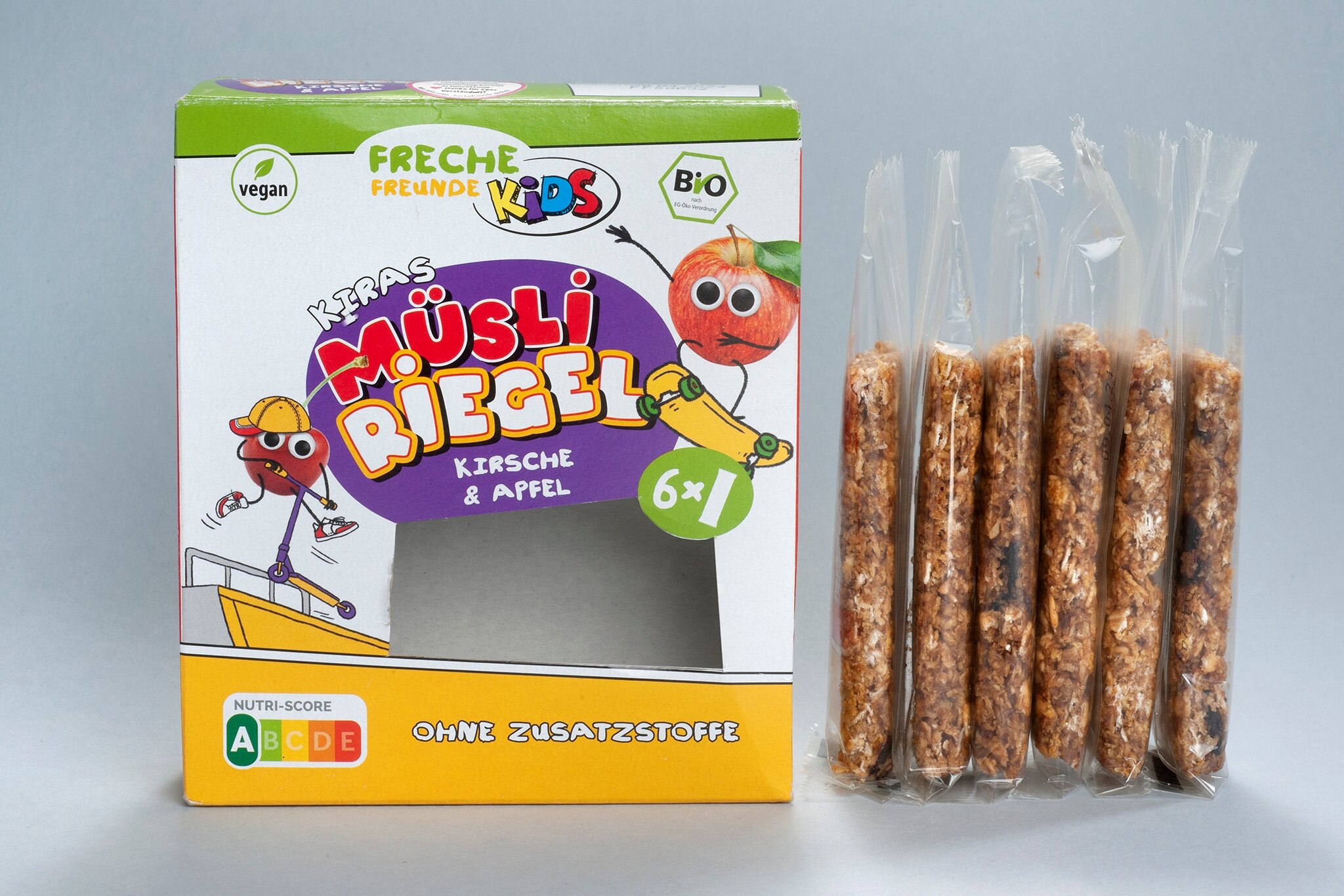 Verpackungsärger - Freche Freunde Müsliriegel