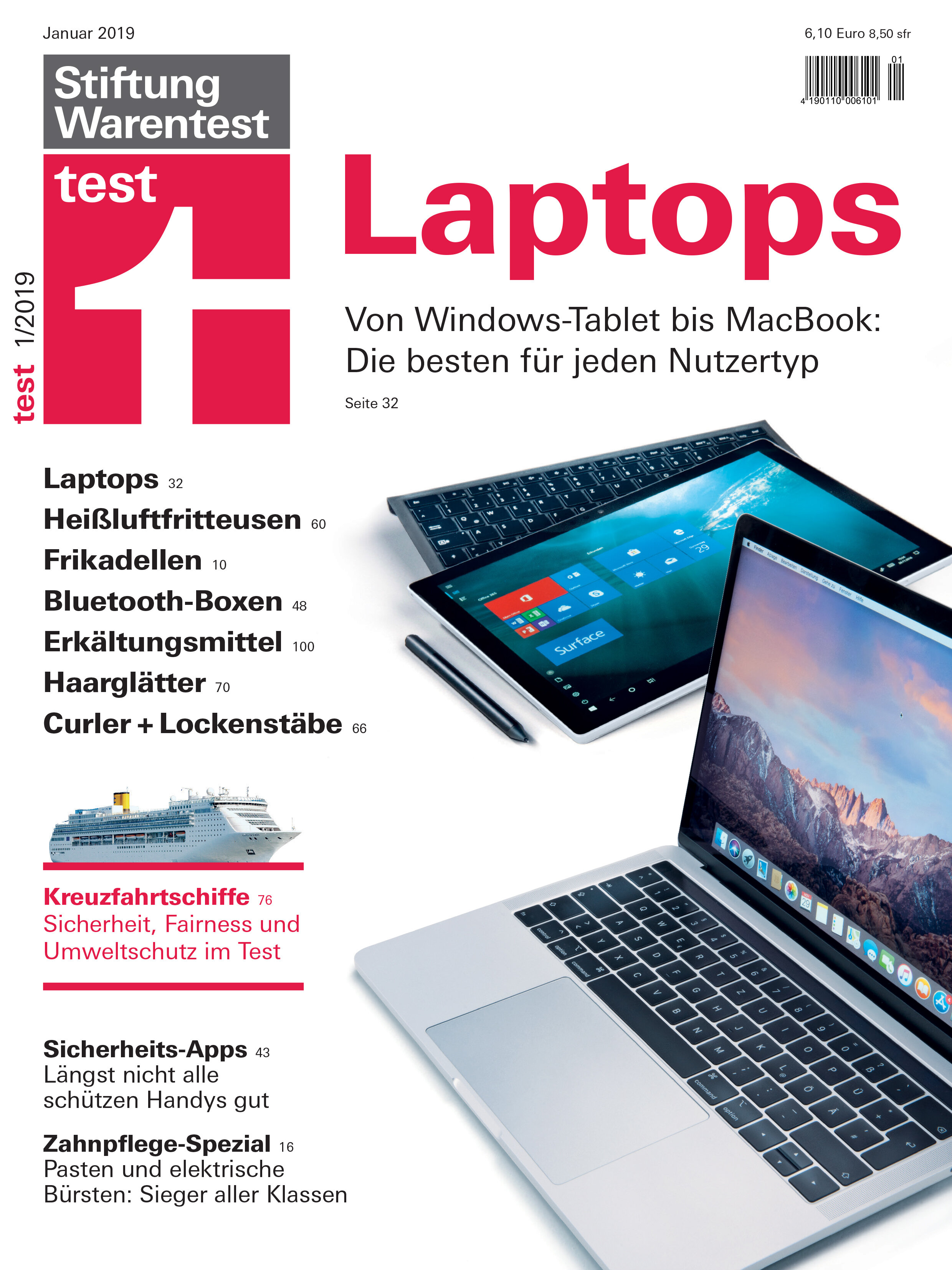 test 01/2019: Mobile Computer: Den Richtigen kaufen