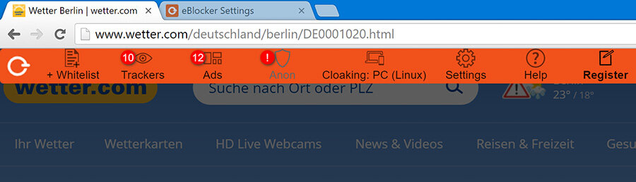 eBlocker - Anonymes Surfen leicht gemacht?