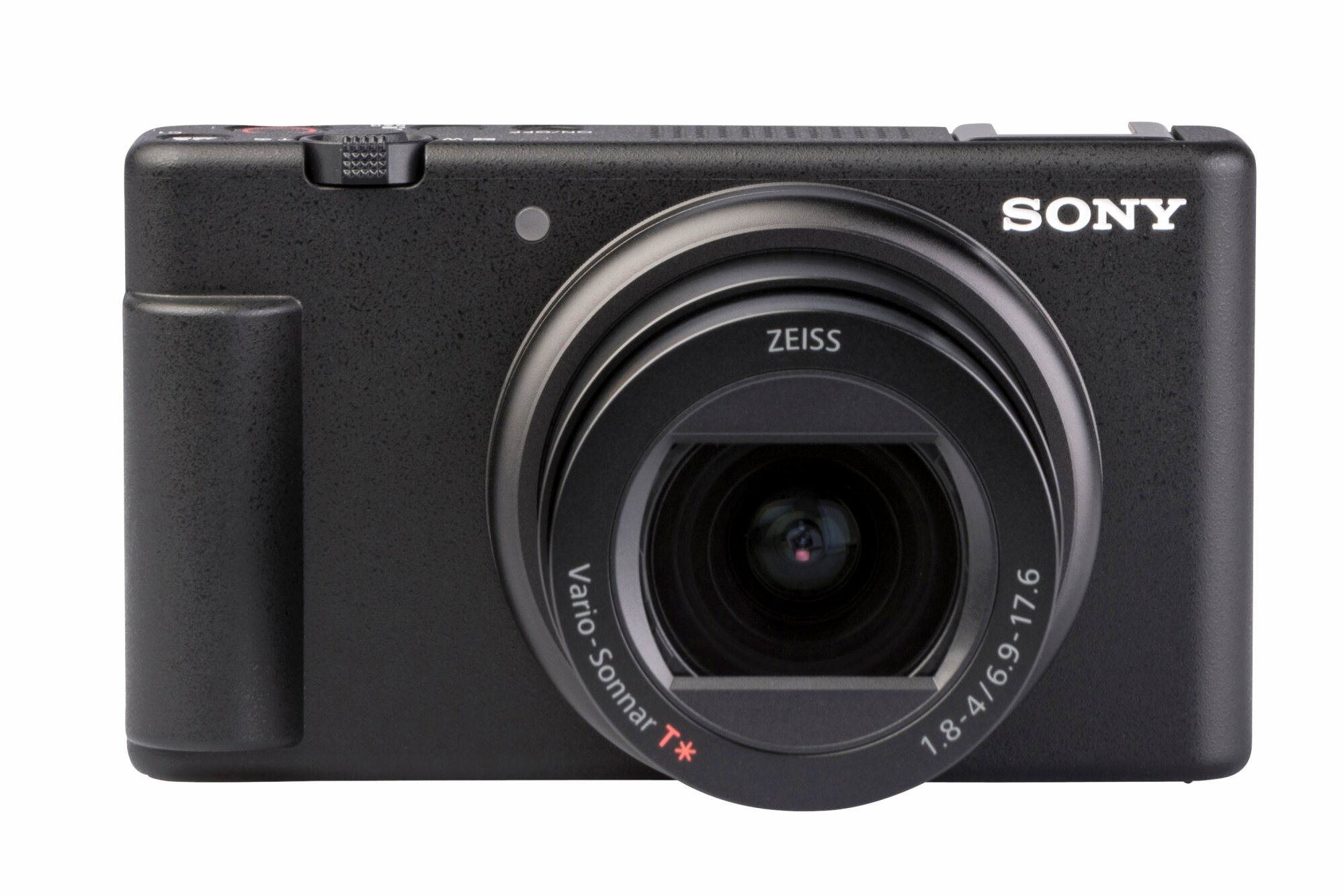 Sony ZV-1 M2 Ansicht von vorne geneigt