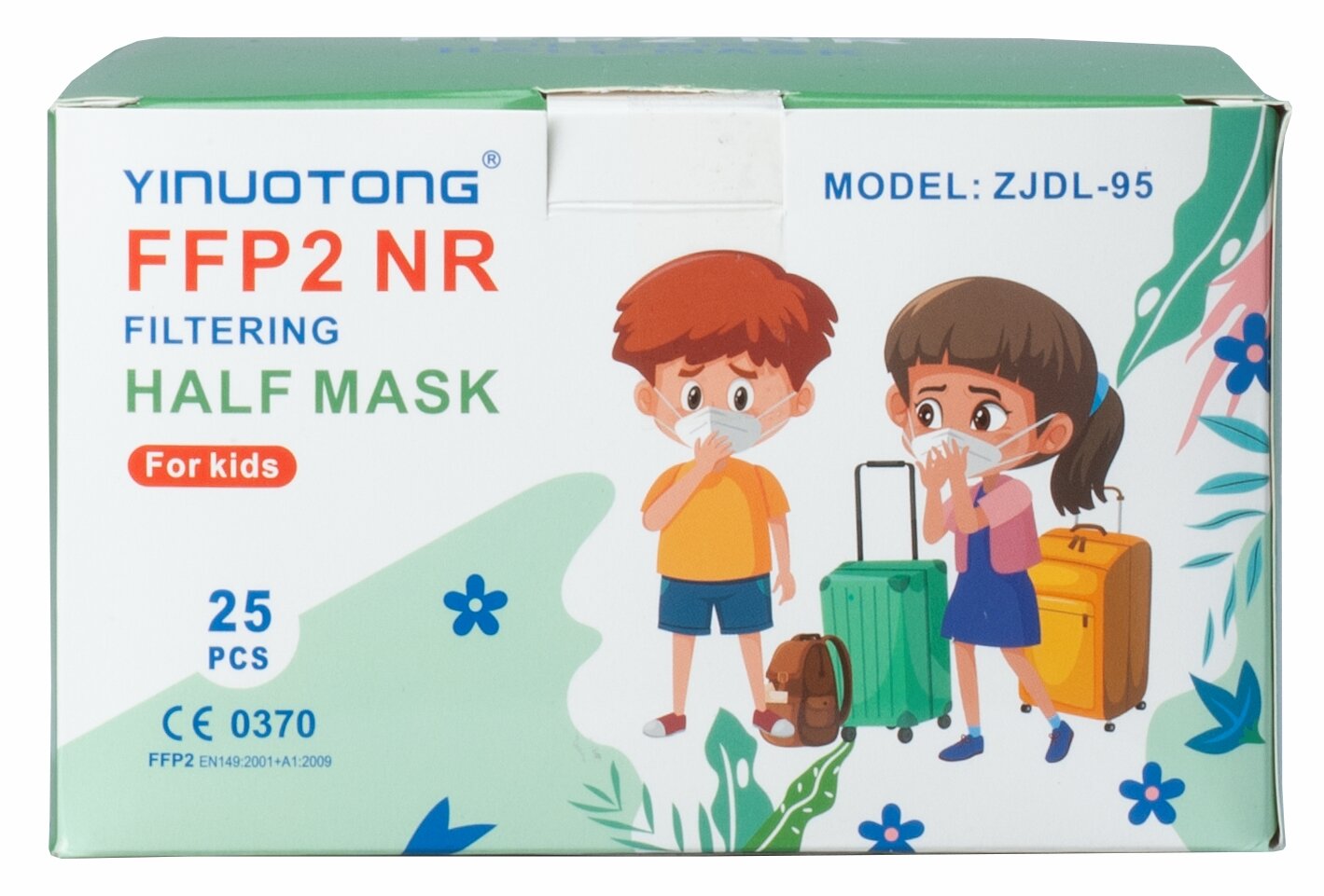 Yinuotong Filtering half mask FFP2 for kids ZJDL-95 Verpackung