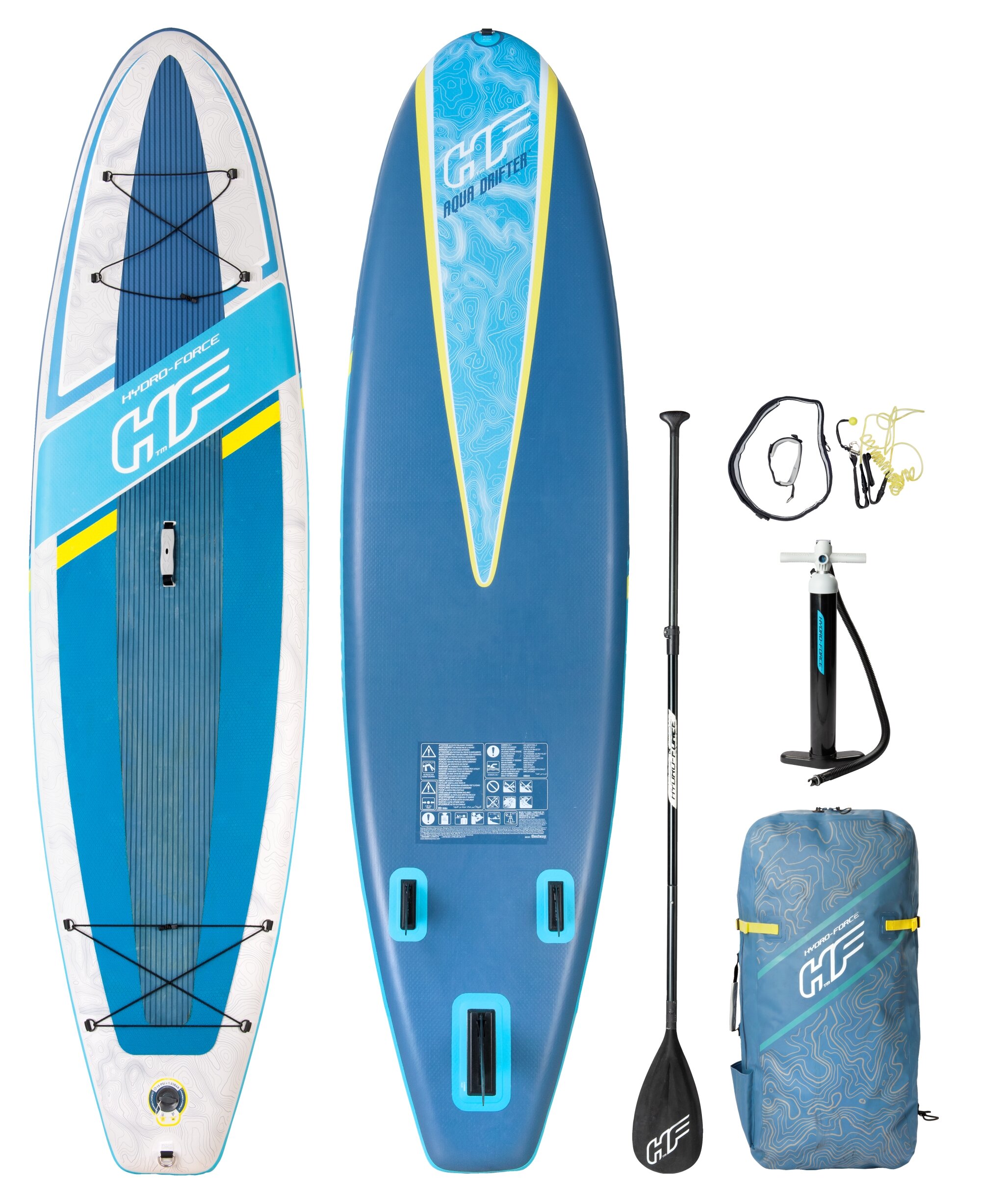 Bestway Hydro-Force 11'0" SUP Allround Board-Set Aqua Drifter Hauptbild