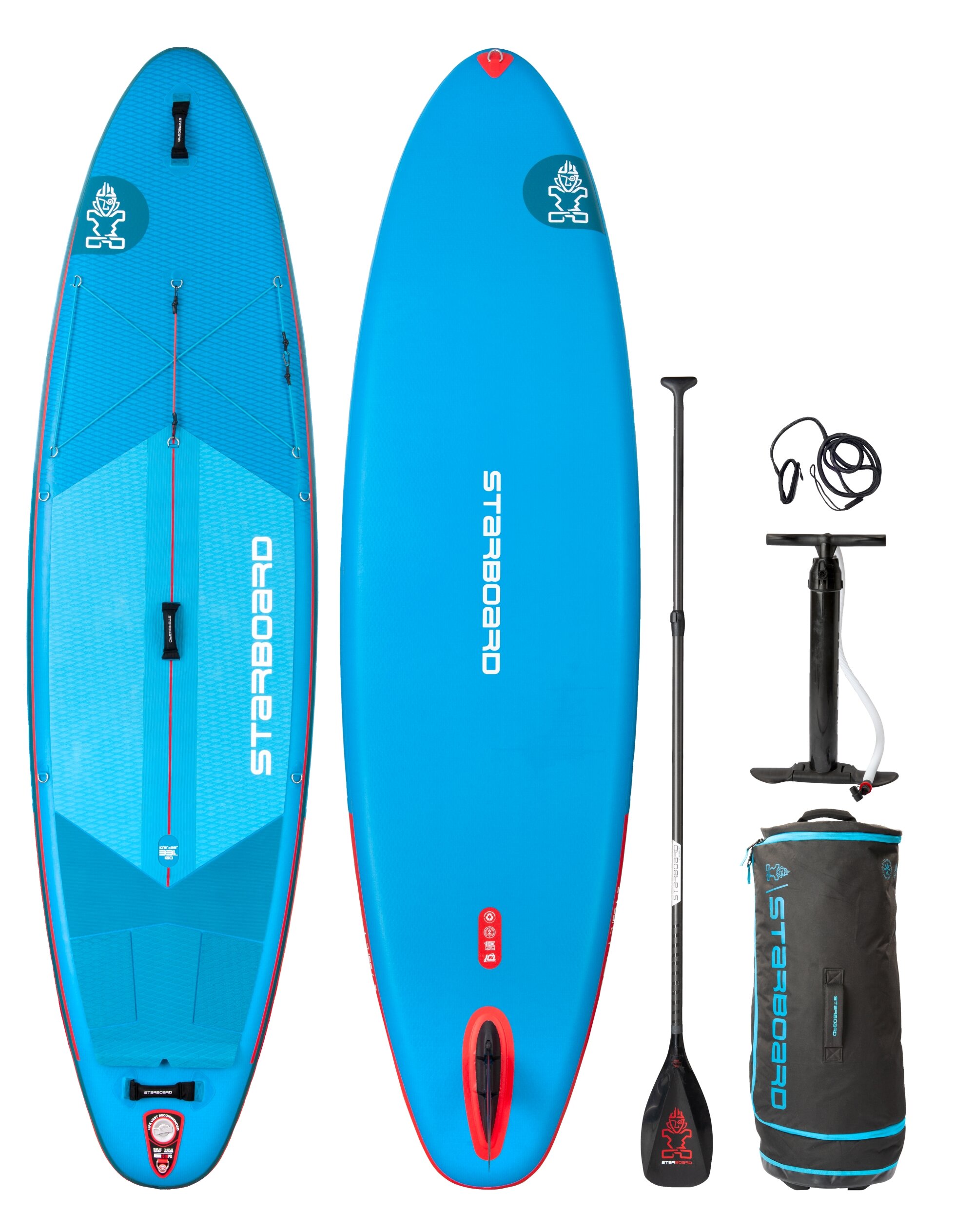 Starboard Inflatable SUp 10´8 iGO Deluxe Lite with Paddle Hauptbild