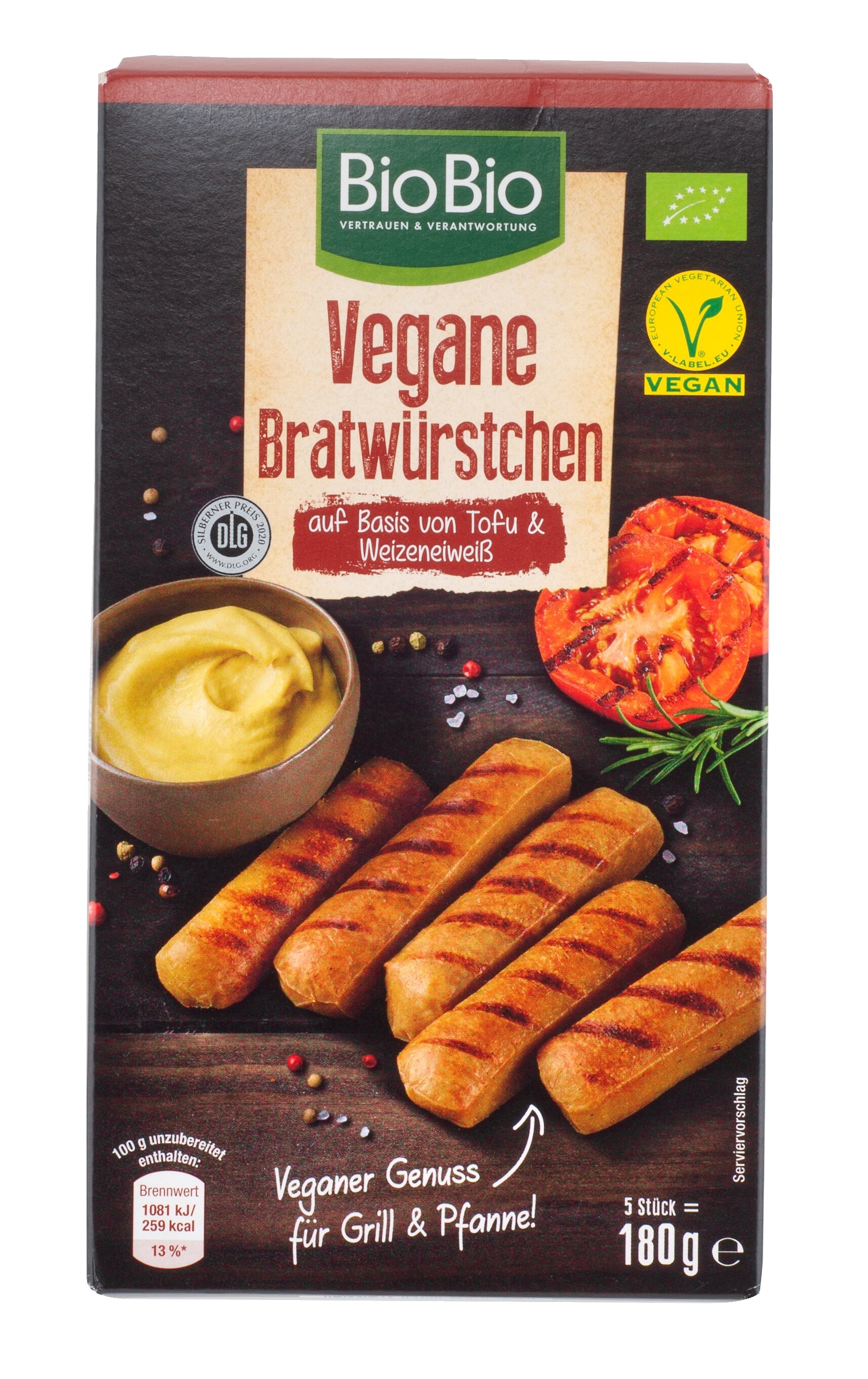 Netto Markendiscount BioBio Vegane Bratwürstchen