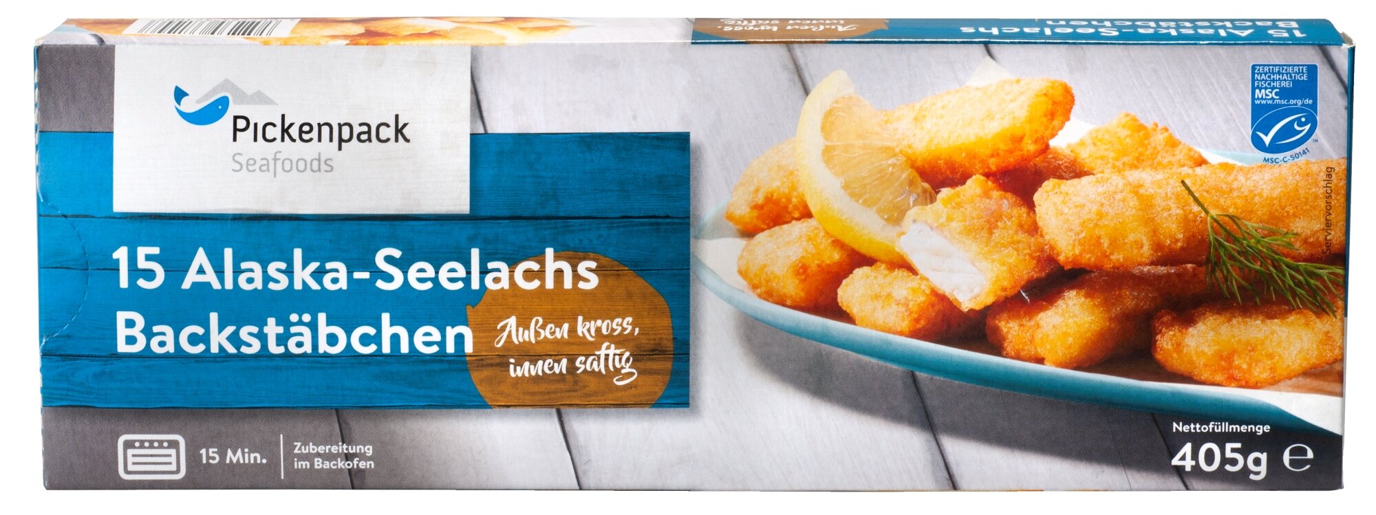 Pickenpack Seafoods Backfisch-Stäbchen