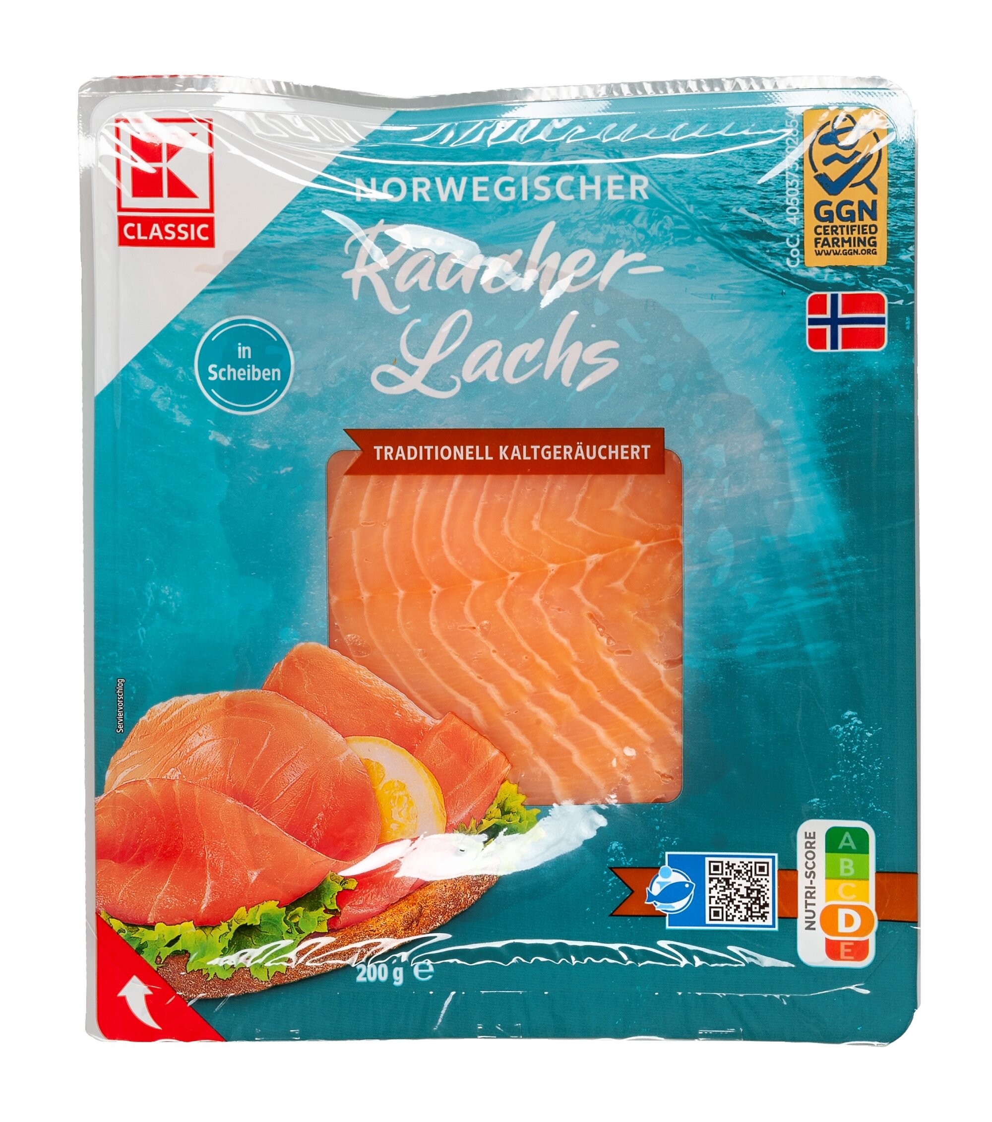 Kaufland K-Classic Norwegischer Räucher-Lachs Hauptbild