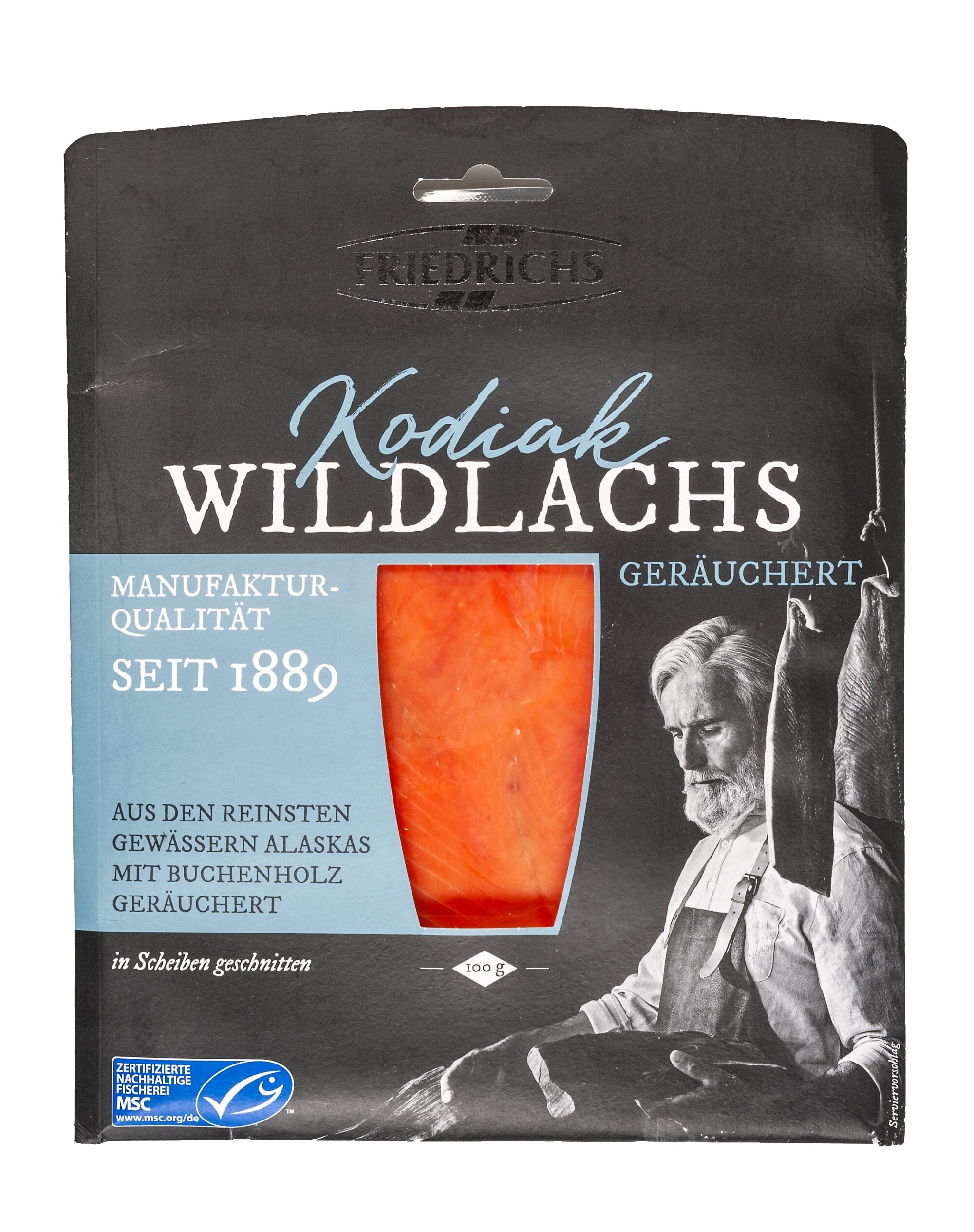 Friedrichs Kodiak Wildlachs geräuchert Hauptbild