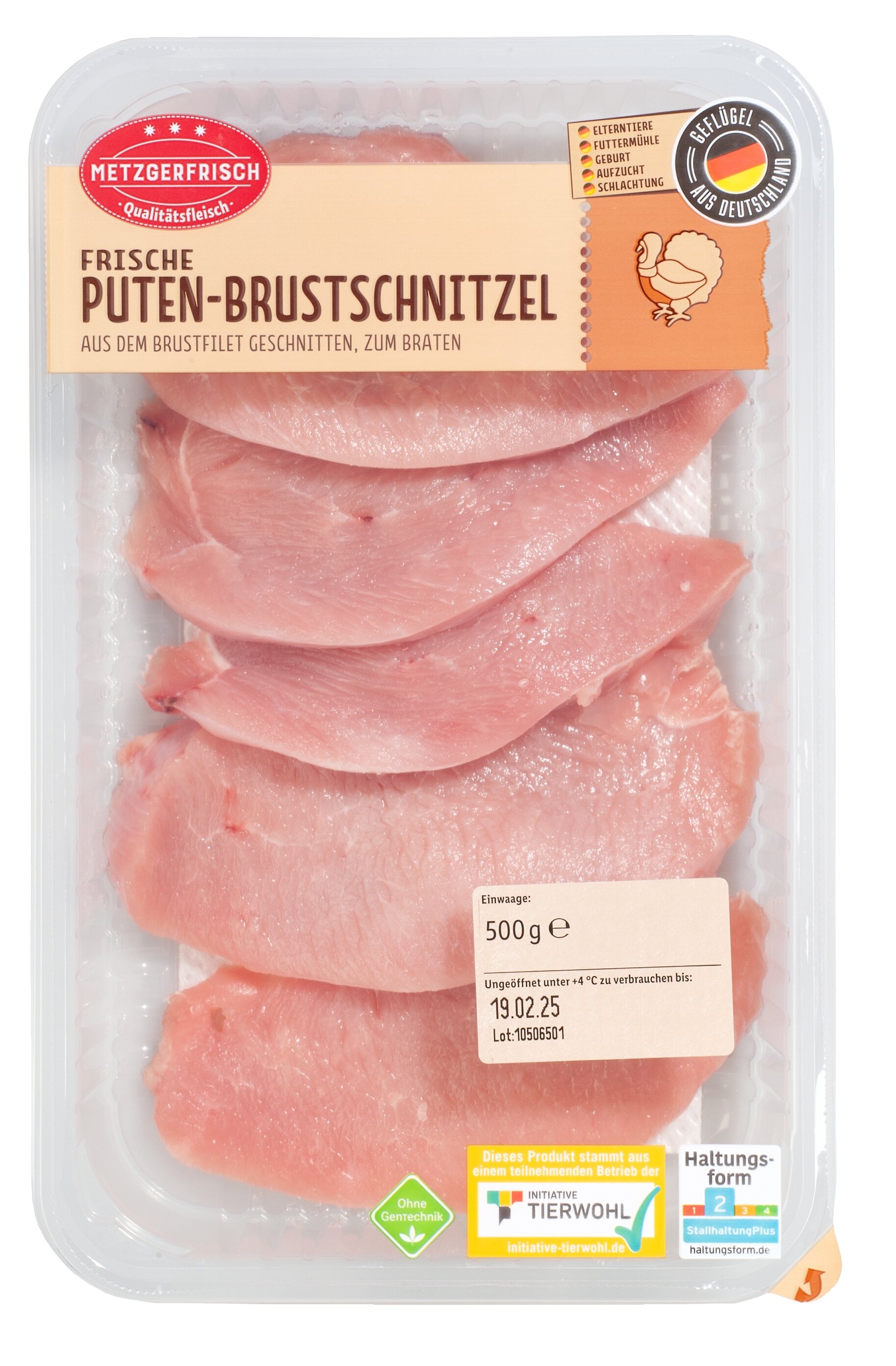 Lidl Metzgerfrisch Frische Puten-Brustschnitzel Hauptbild