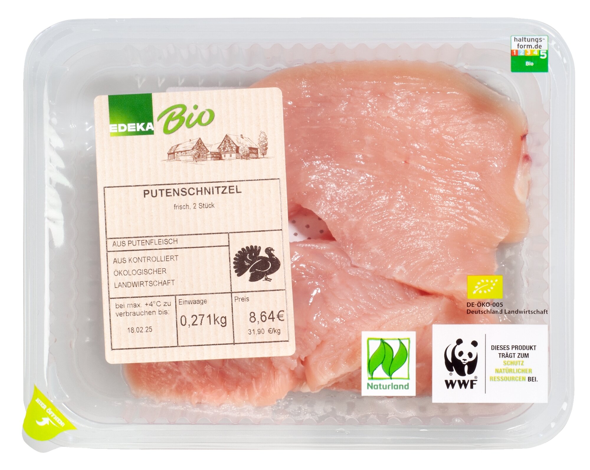 Edeka Edeka Bio Putenschnitzel Bio Hauptbild
