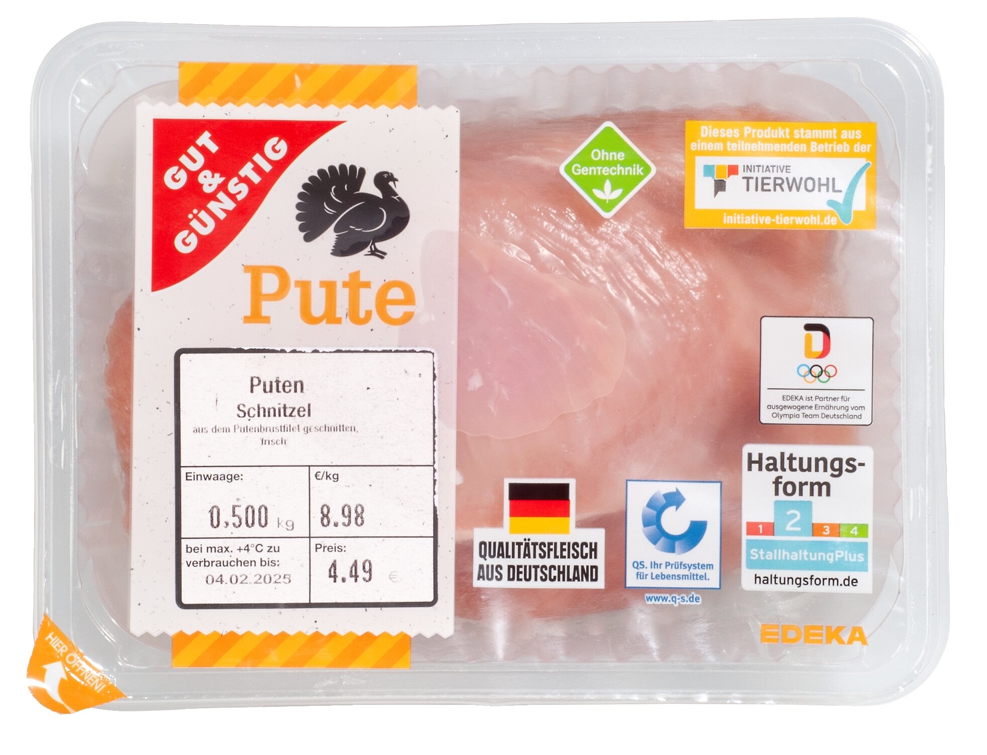 Edeka Gut & Günstig Puten Schnitzel Hauptbild