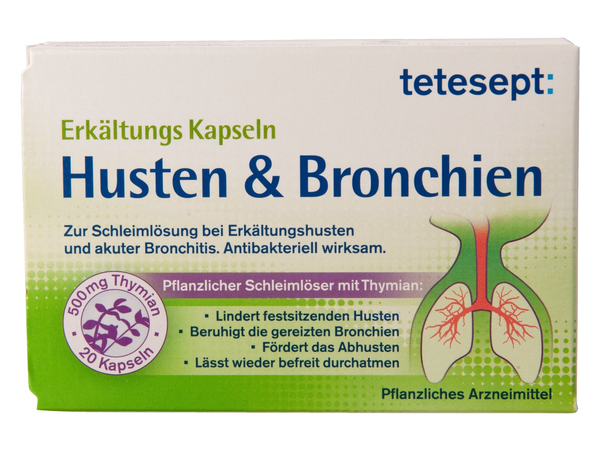 Tetesept Pharma Tetesept Erkältungs Kapseln Husten & Bronchien Hauptbild