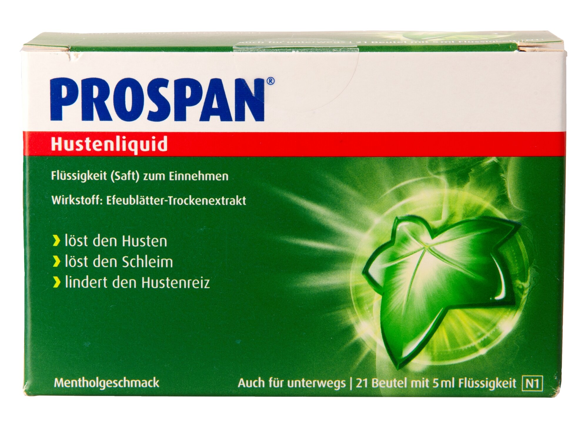 Engelhard Arzneimittel Prospan Hustenliquid Portionsbeutel Hauptbild