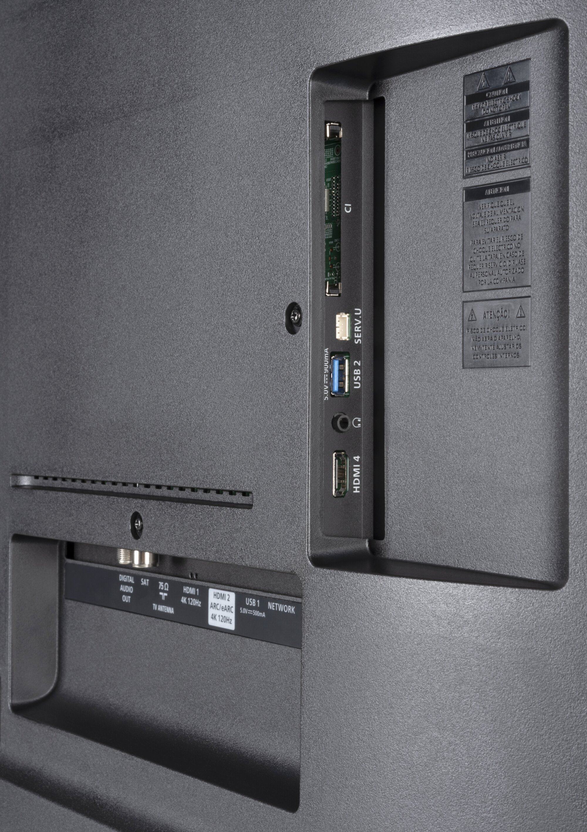 Philips 43PUS8808 Anschlüsse