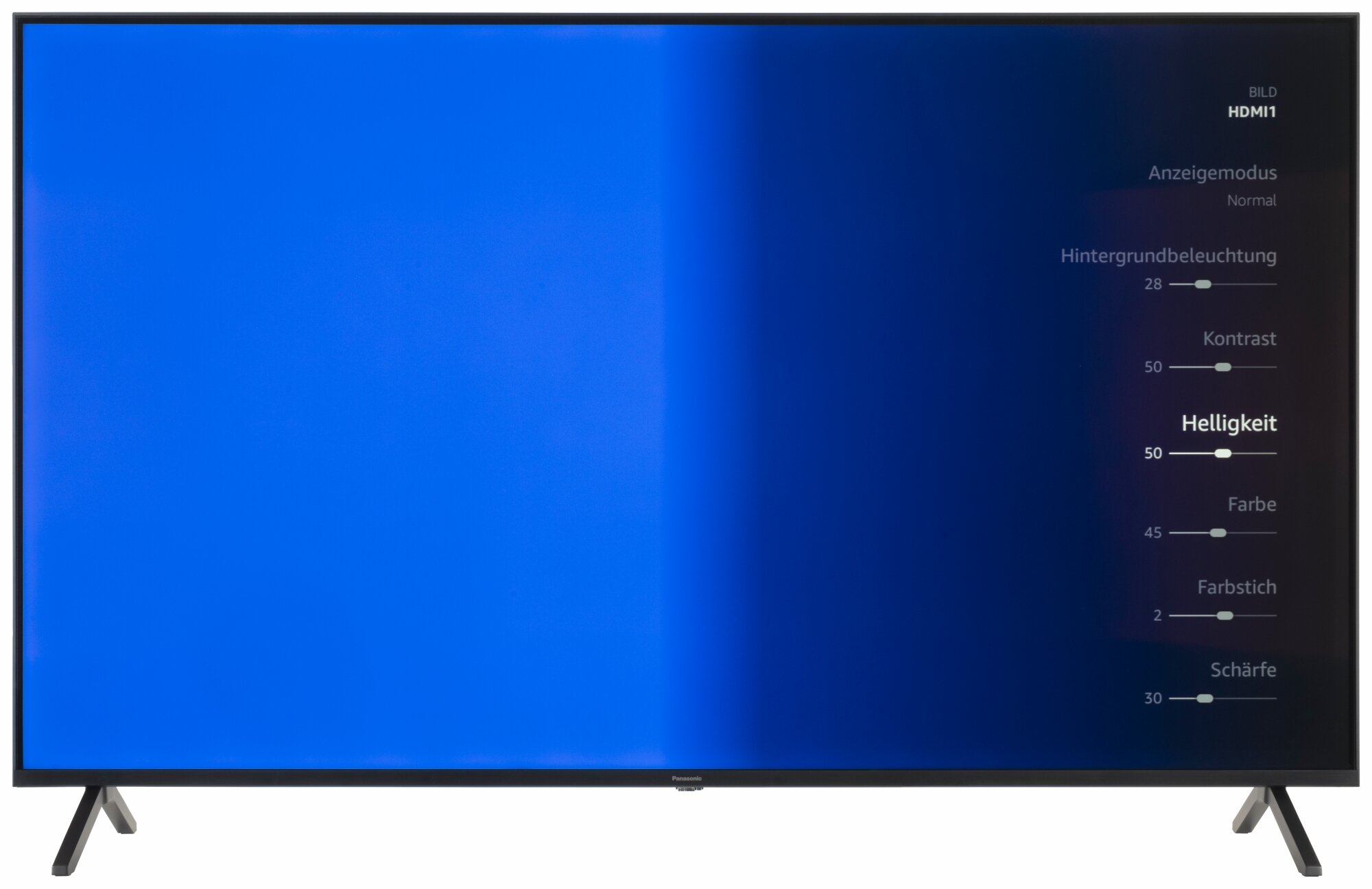 Panasonic TX-65MXW834 Bildschirmmenü