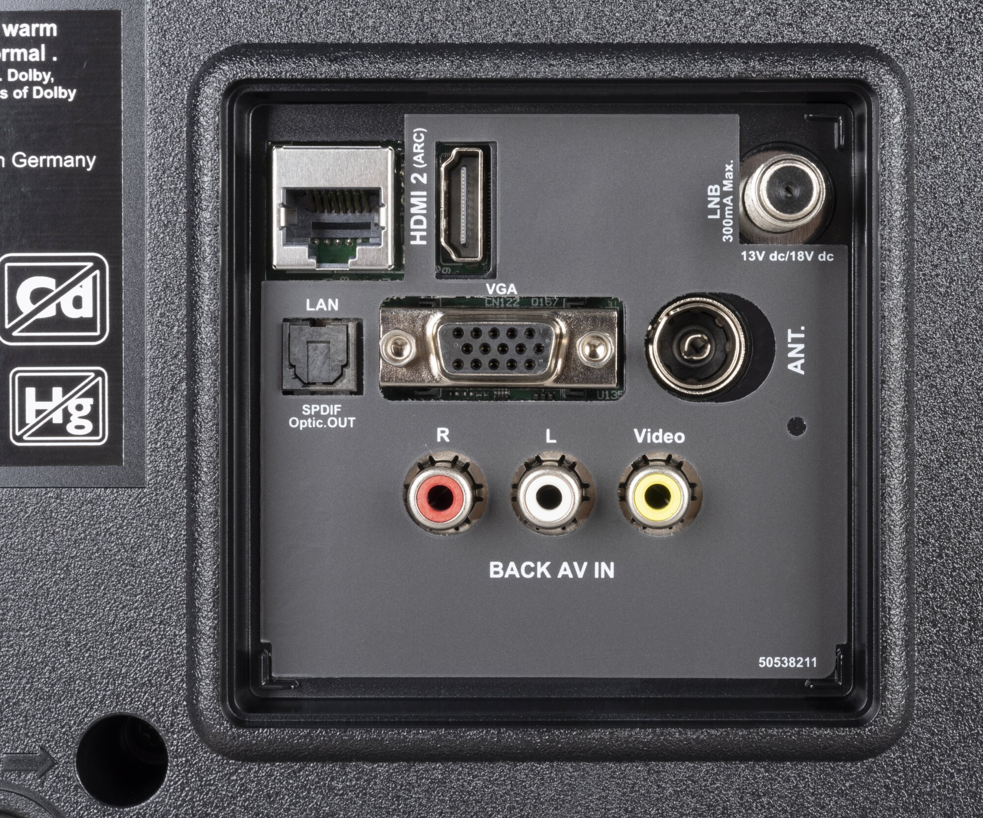 Panasonic TX-40MS360E Anschlüsse