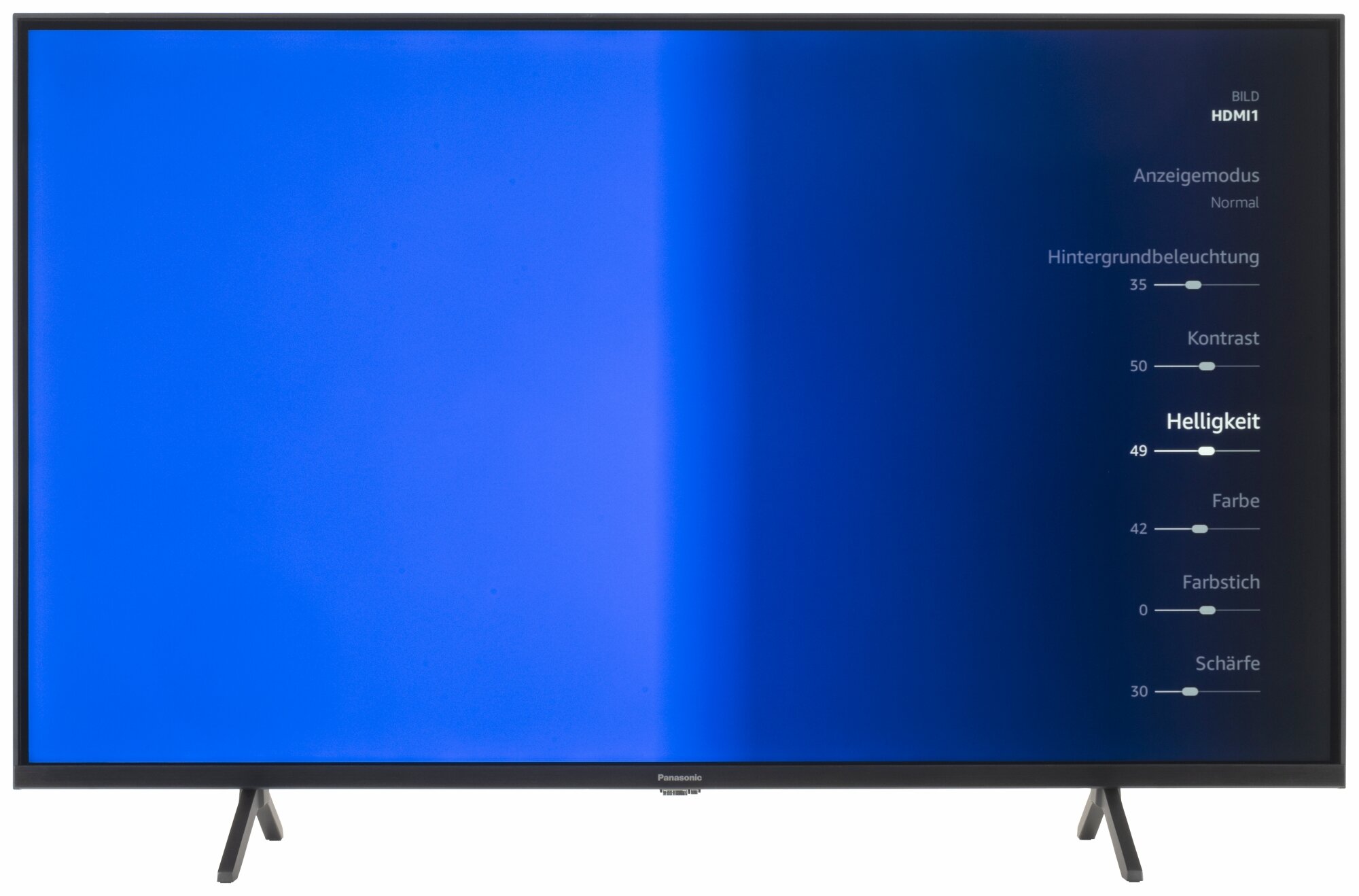 Panasonic TX-43MXW834 Bildschirmmenü