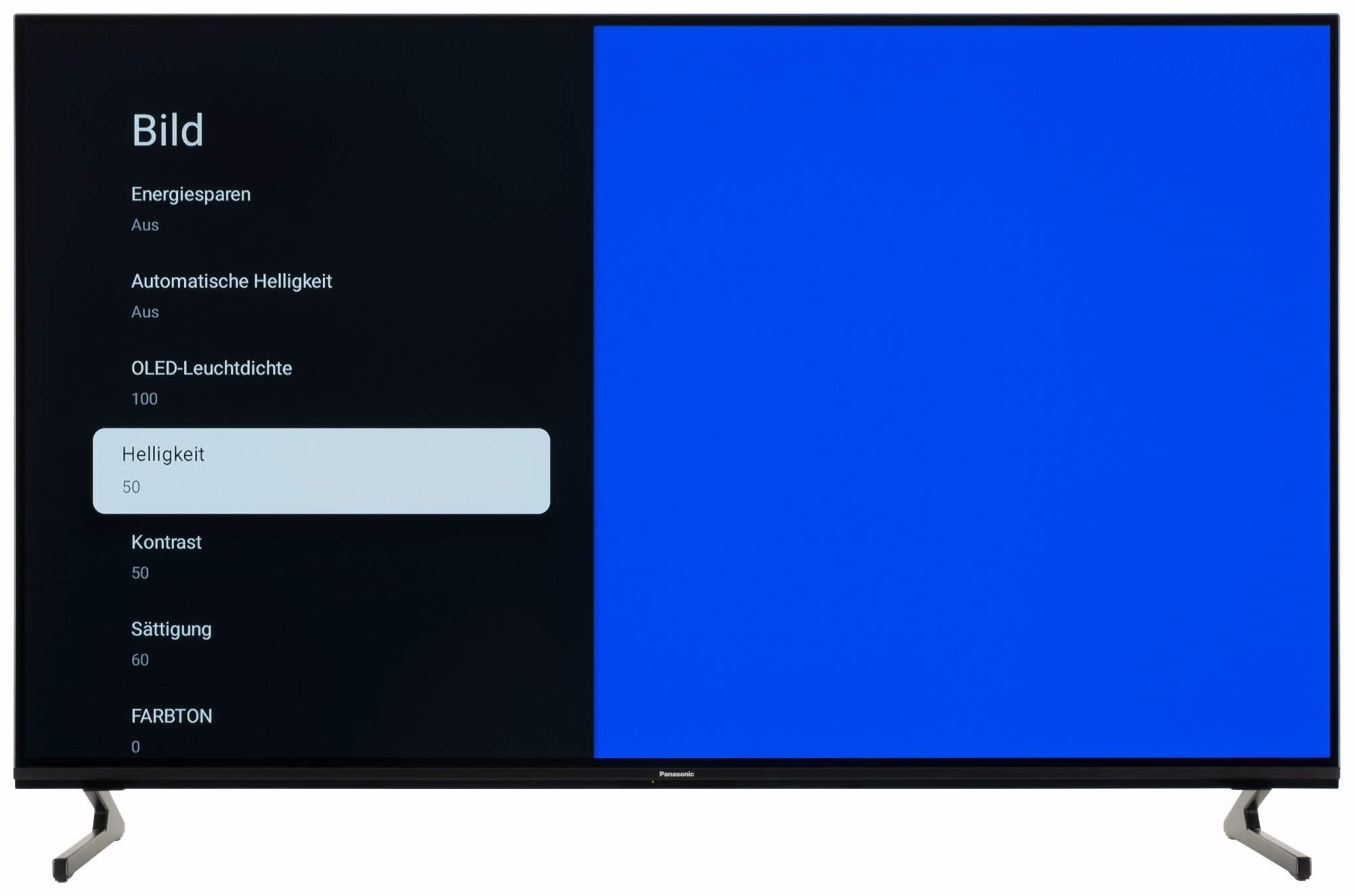 Panasonic TX-48MZ700E Bildschirmmenü