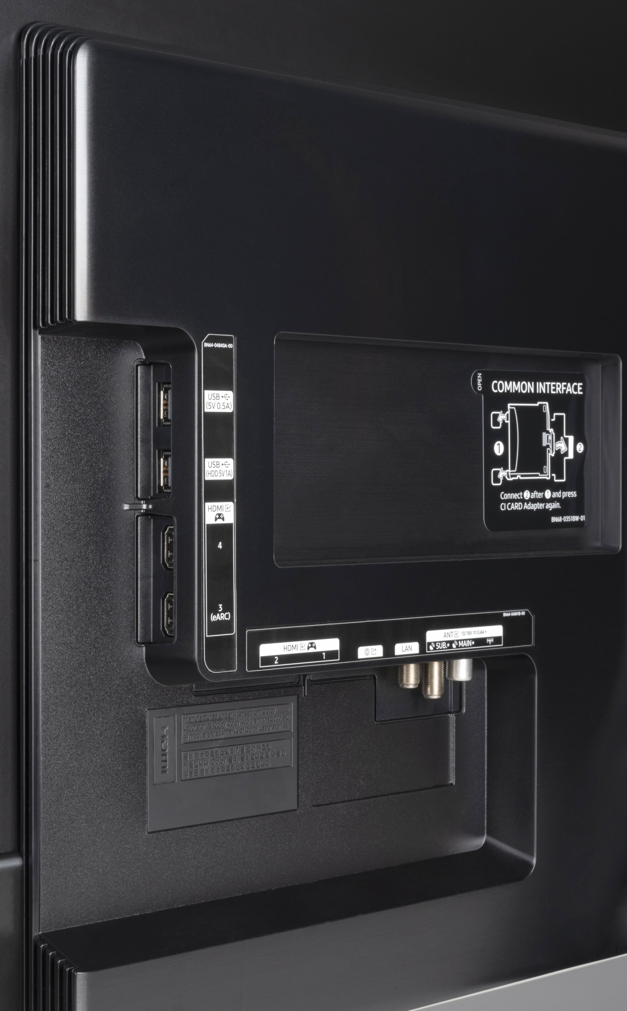 Samsung GQ65S90DAT Anschlüsse