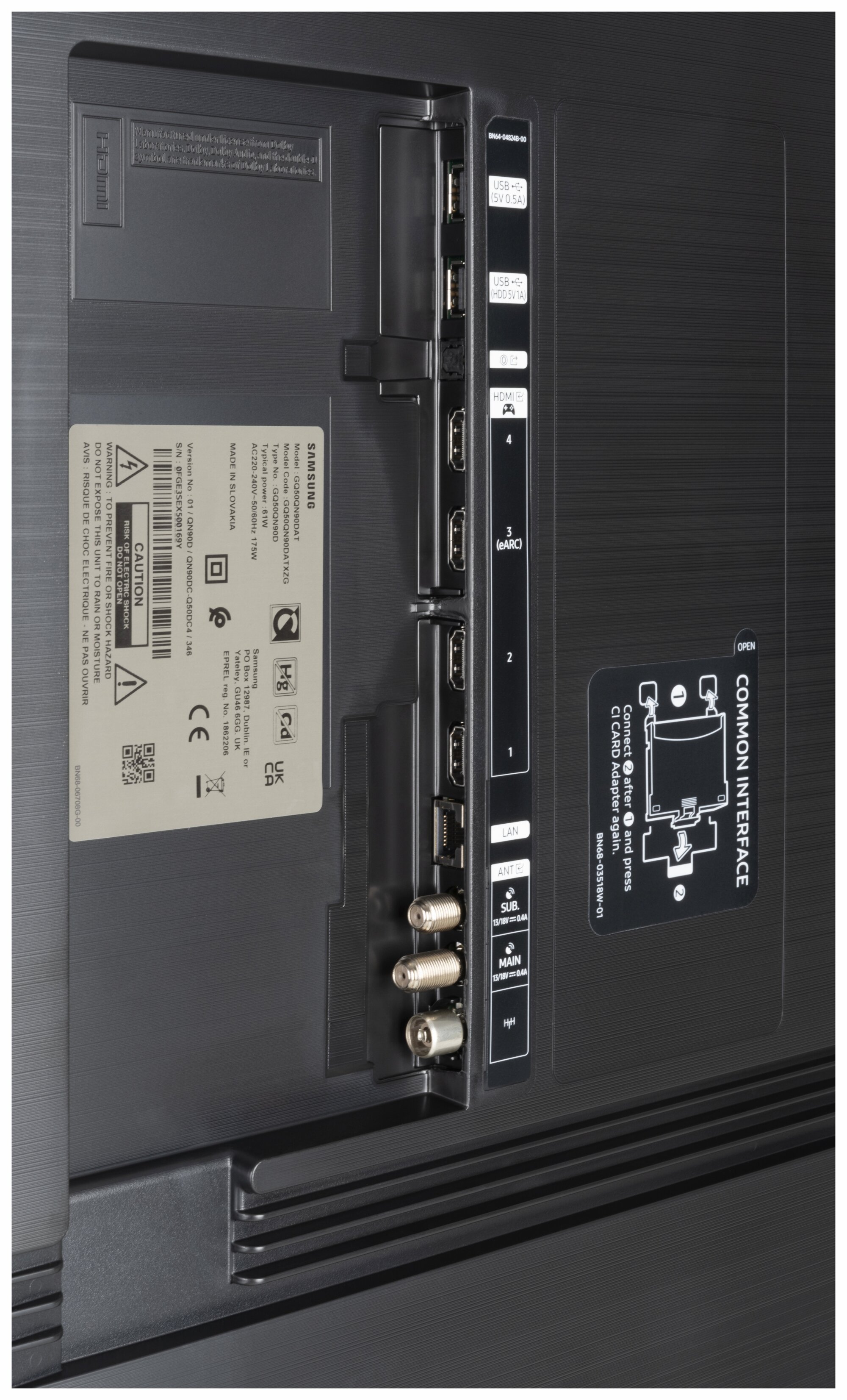 Samsung GQ50QN90DAT Anschlüsse