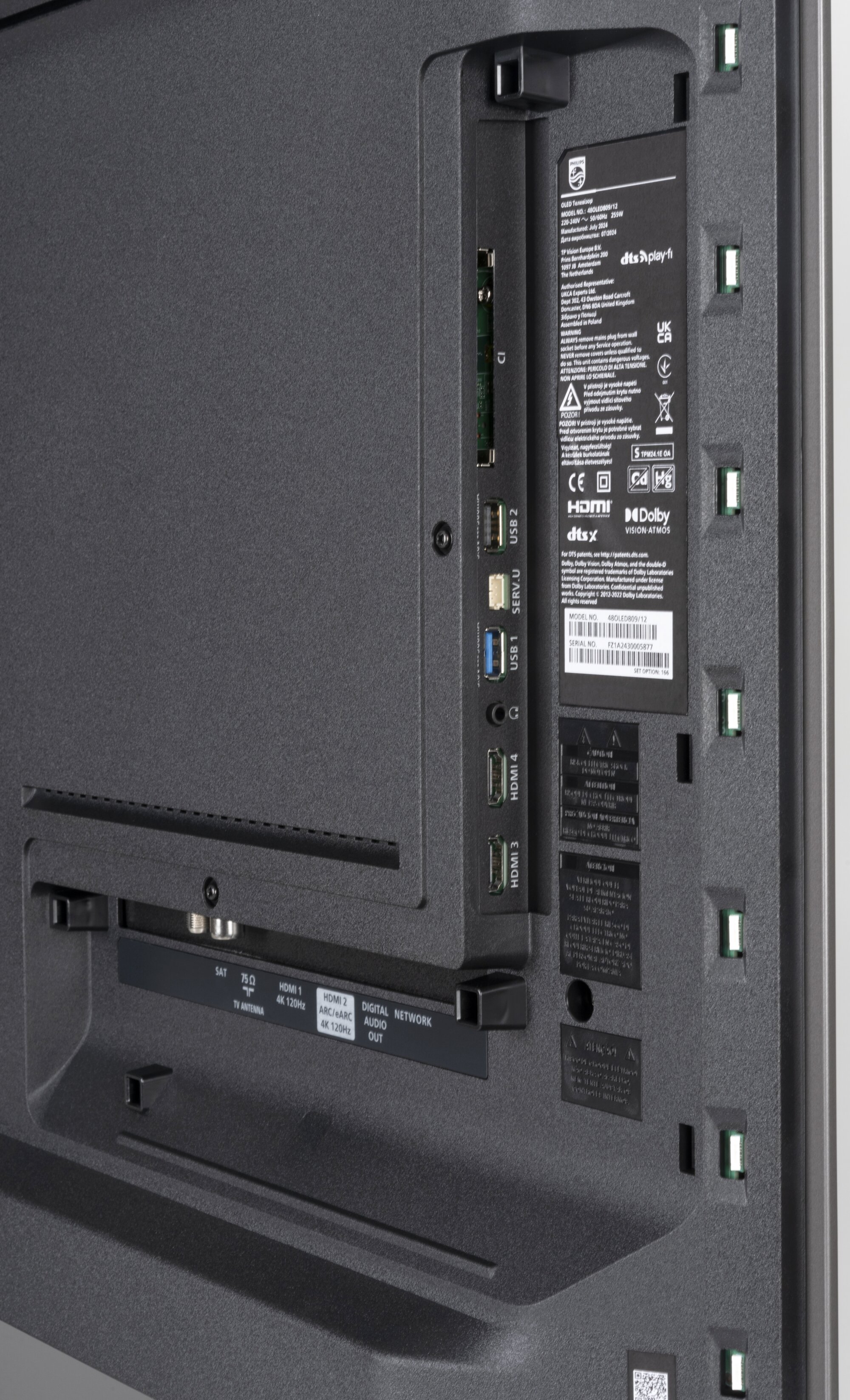 Philips 48OLED809 Anschlüsse