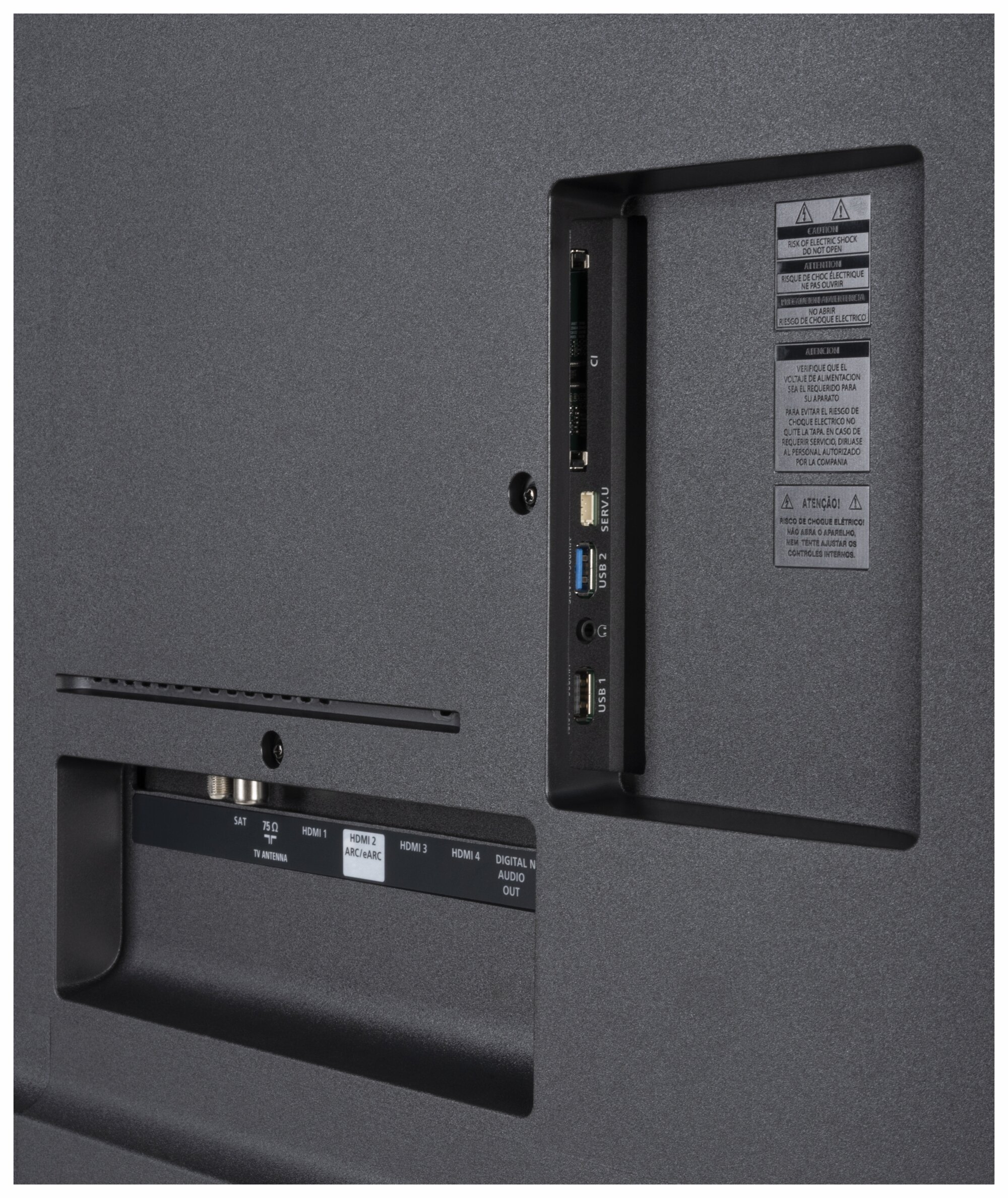 Philips 55PUS8909 Anschlüsse