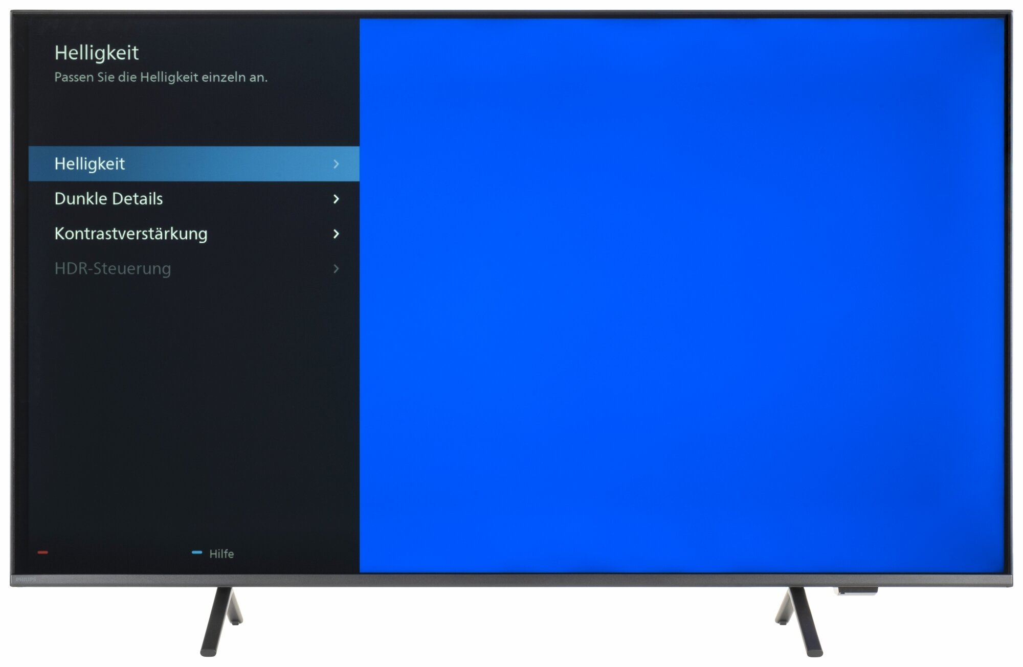 Philips 55PUS8309 Bildschirmmenü