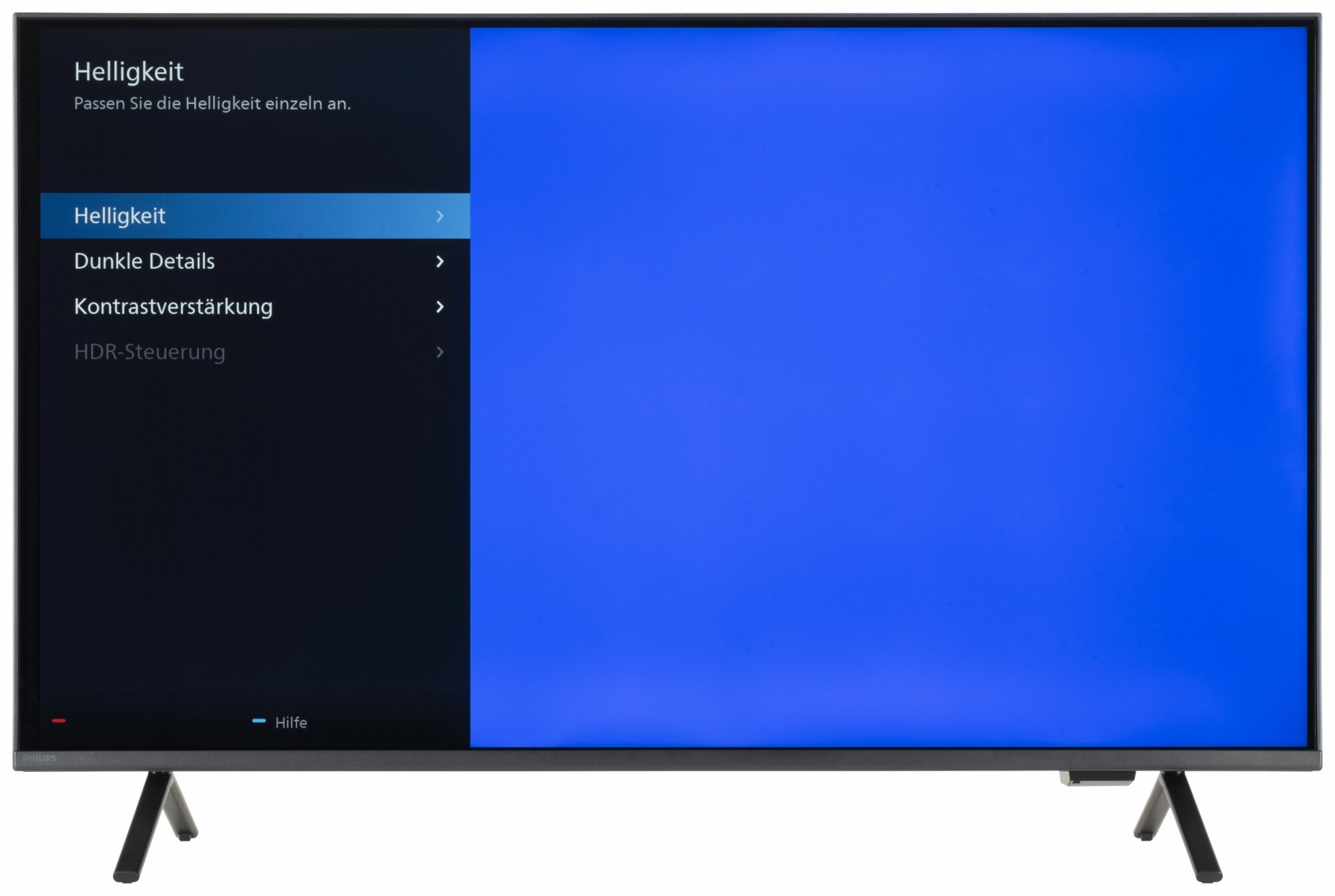 Philips 43PUS8309 Bildschirmmenü