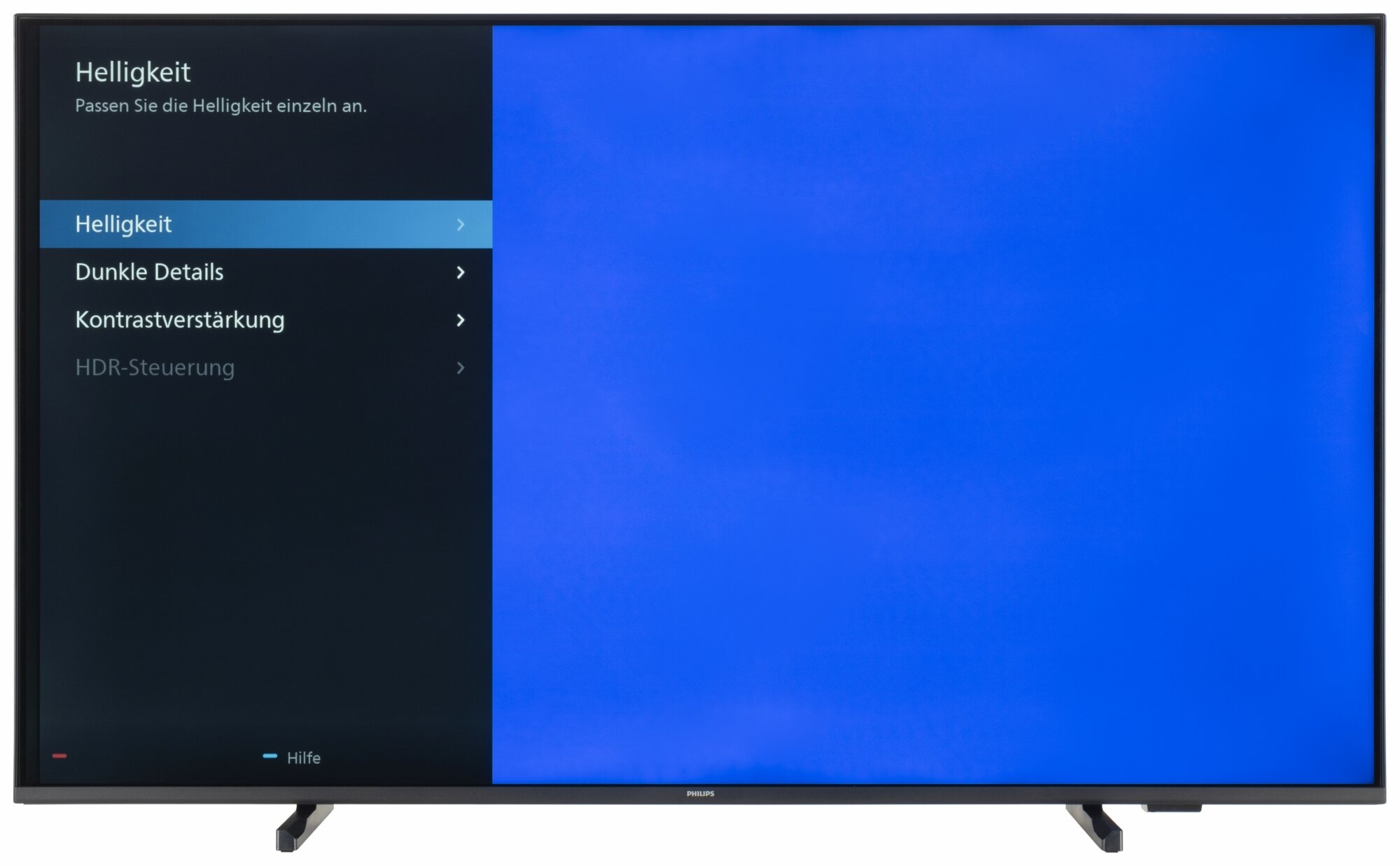 Philips 55PUS8079 Bildschirmmenü