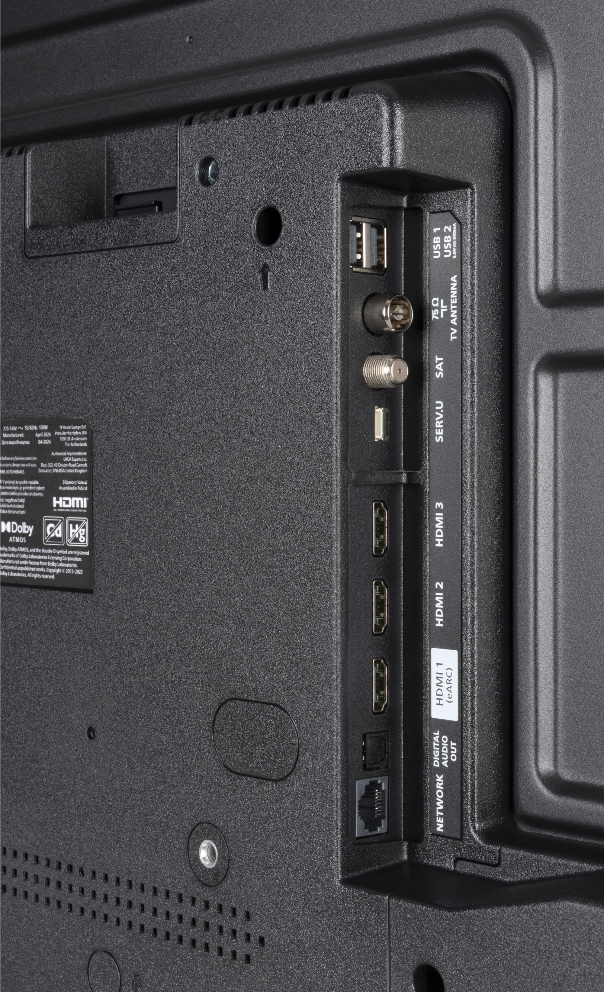 Philips 50PUS7009 Anschlüsse