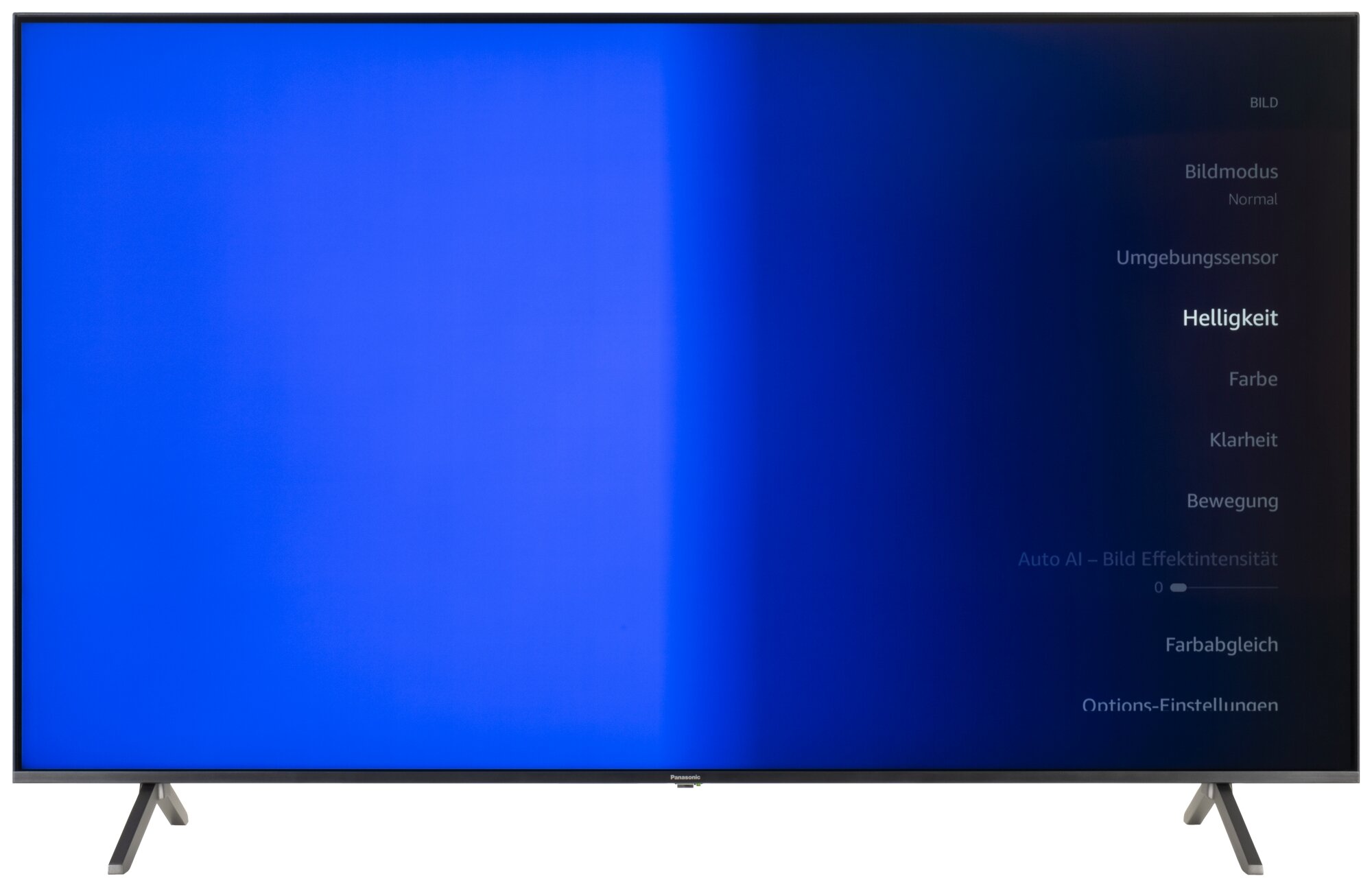 Panasonic TV-65W95AEG Bildschirmmenü
