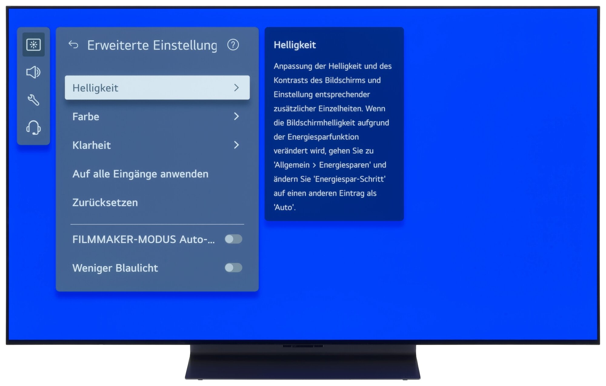LG OLED55C5ELB Bildschirmmenü