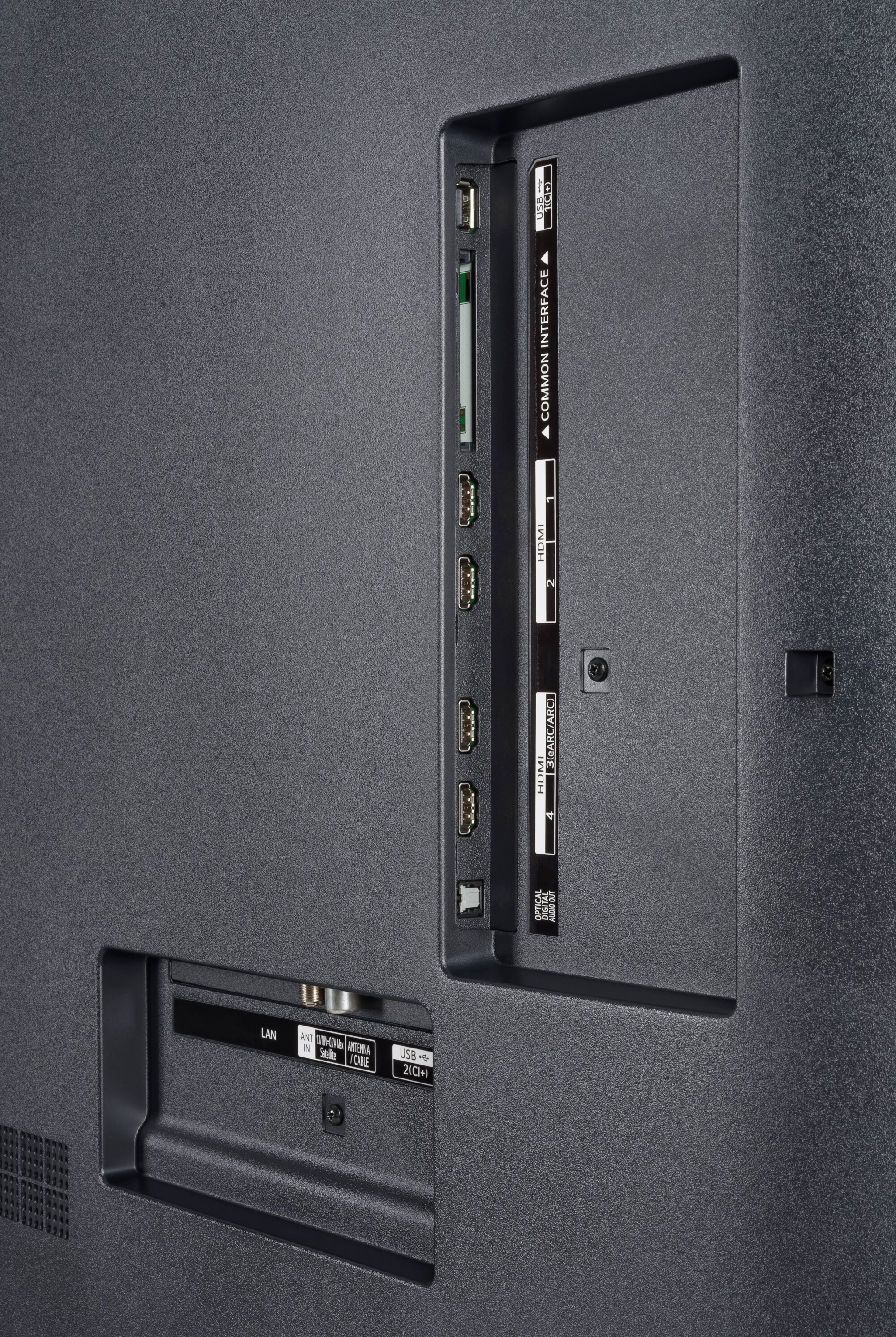 LG 65QNED93A6A Anschlüsse