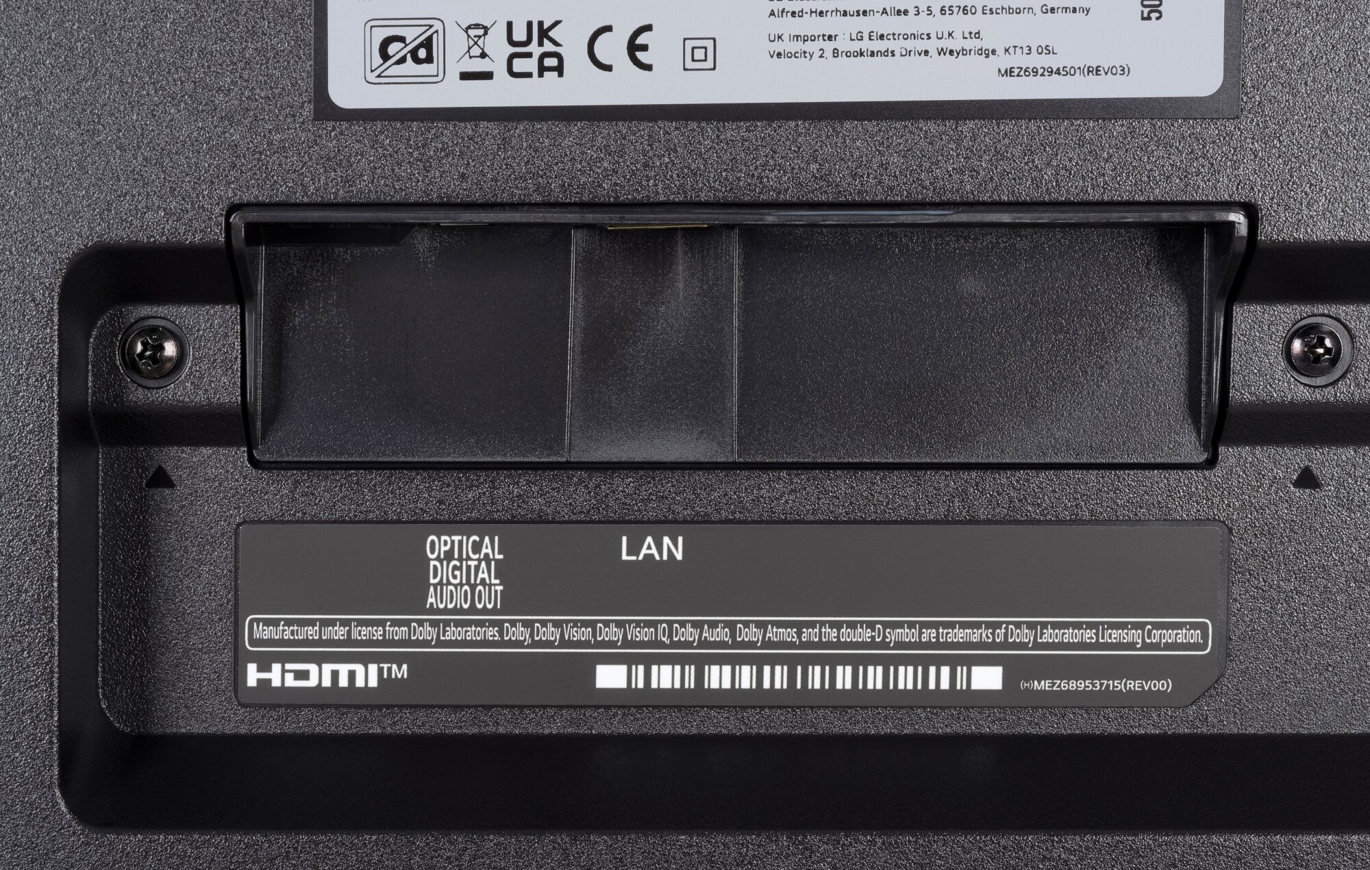 LG 50QNED86A6C weitere Anschlüsse