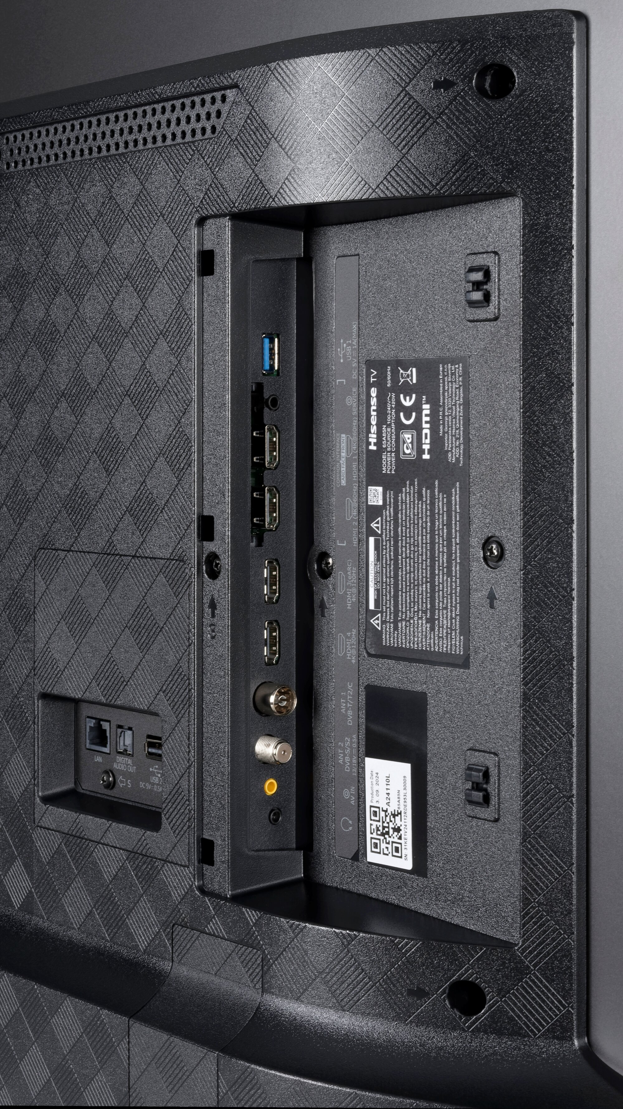 Hisense 65A85N Anschlüsse