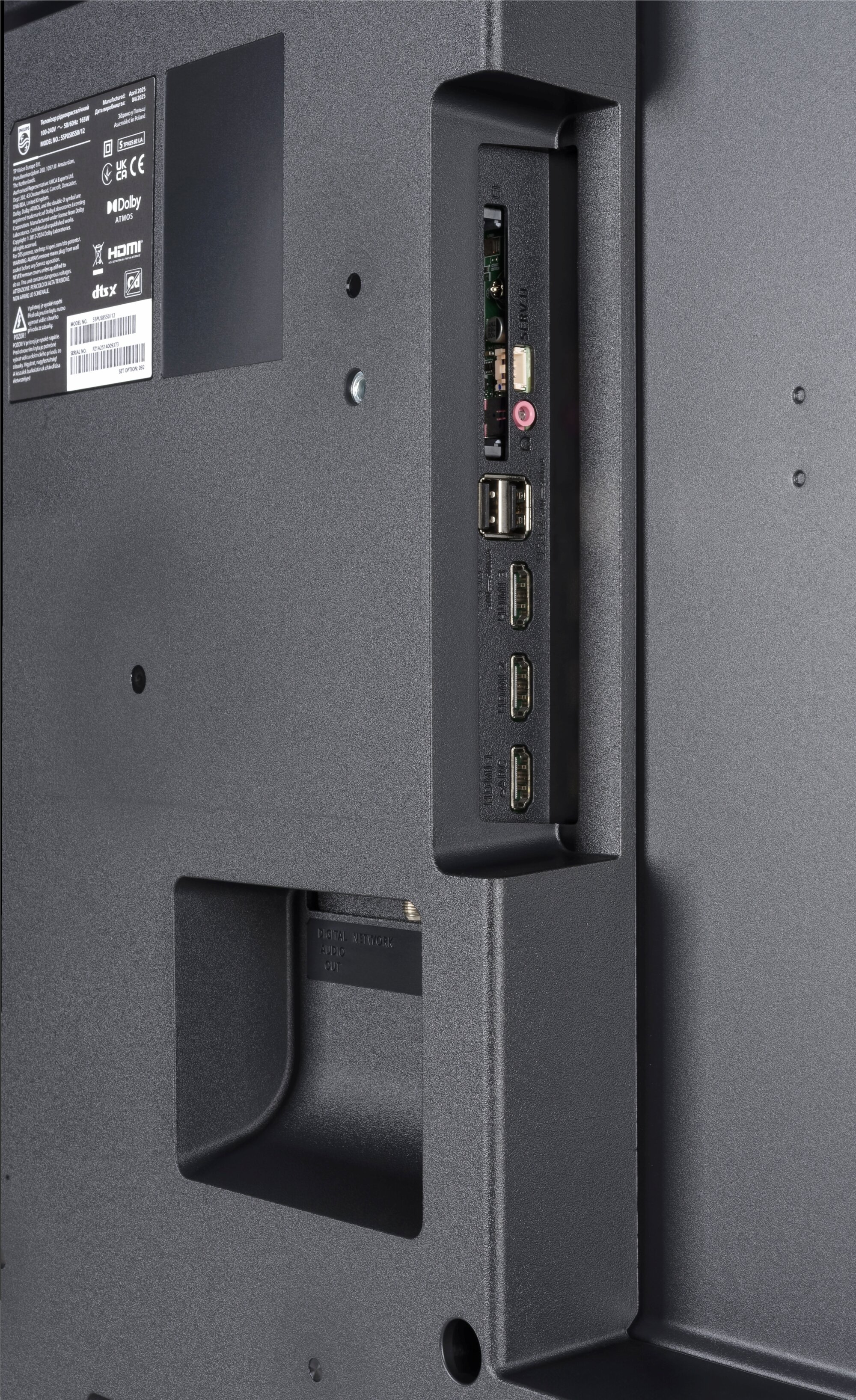 Philips 55PUS8550 Anschlüsse