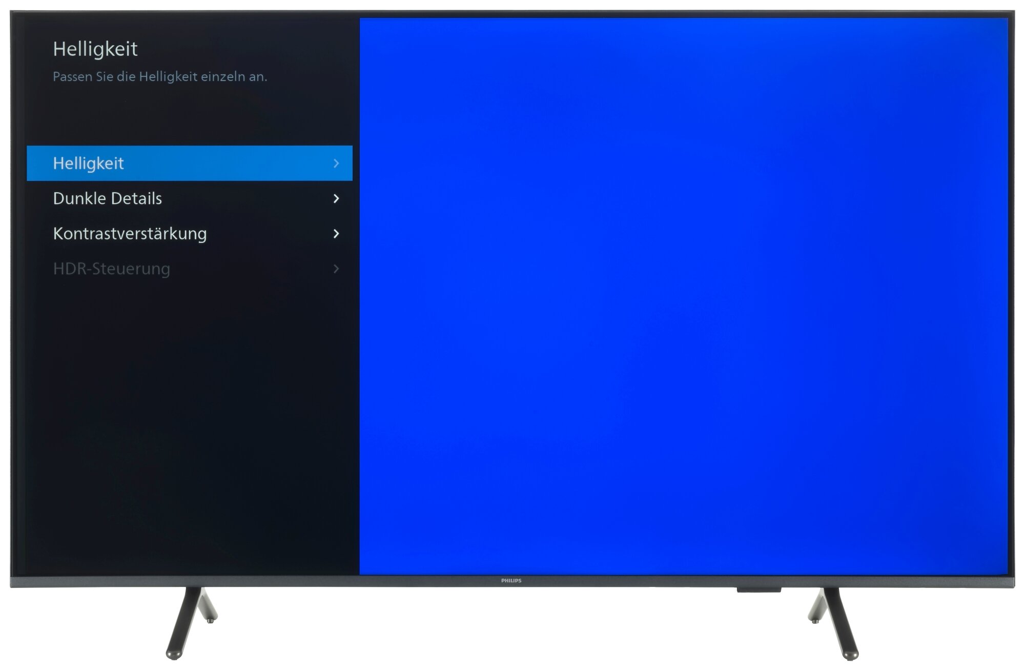 Philips 55PUS8550 Bildschirmmenü