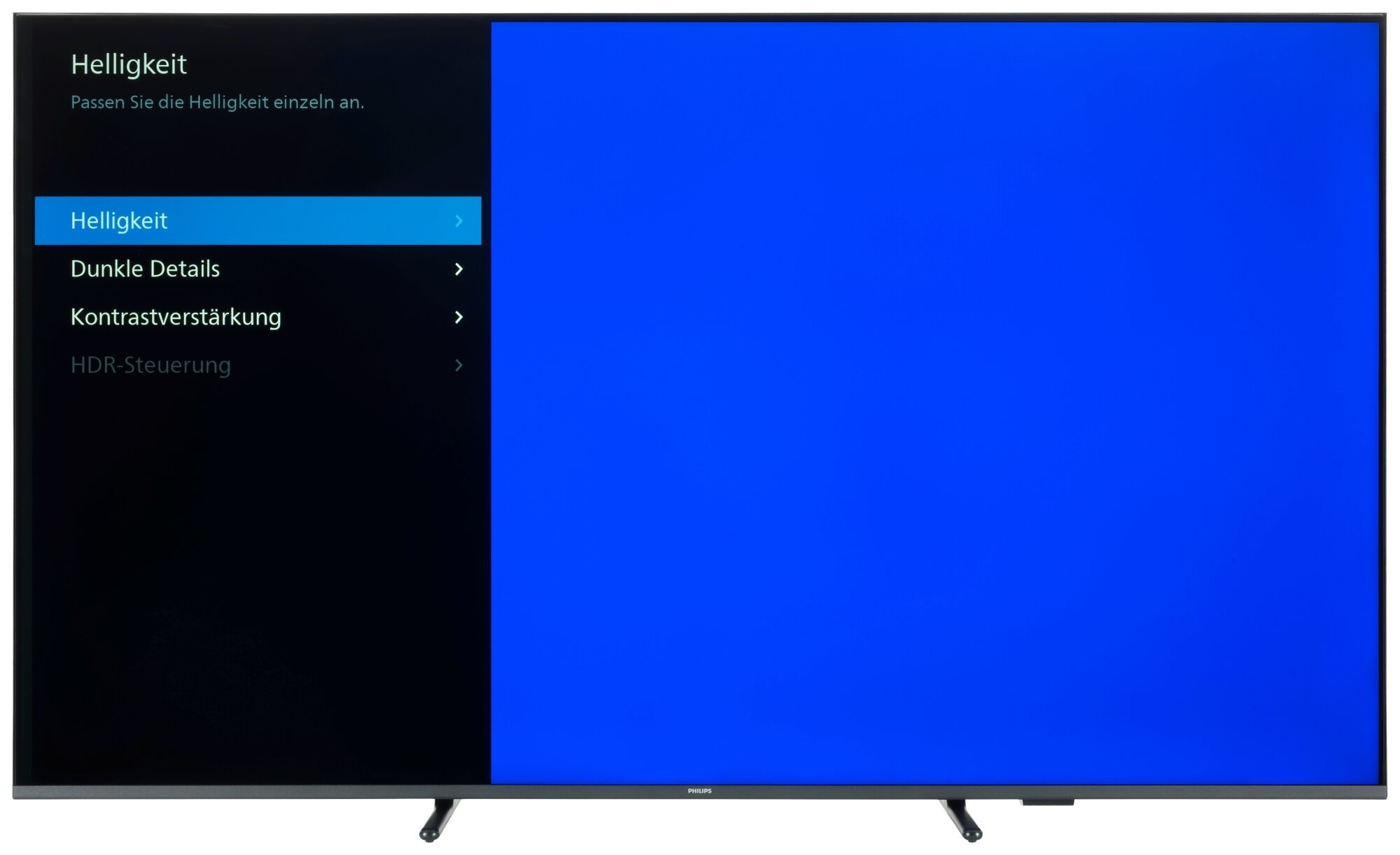 Philips 65PUS7800 Bildschirmmenü