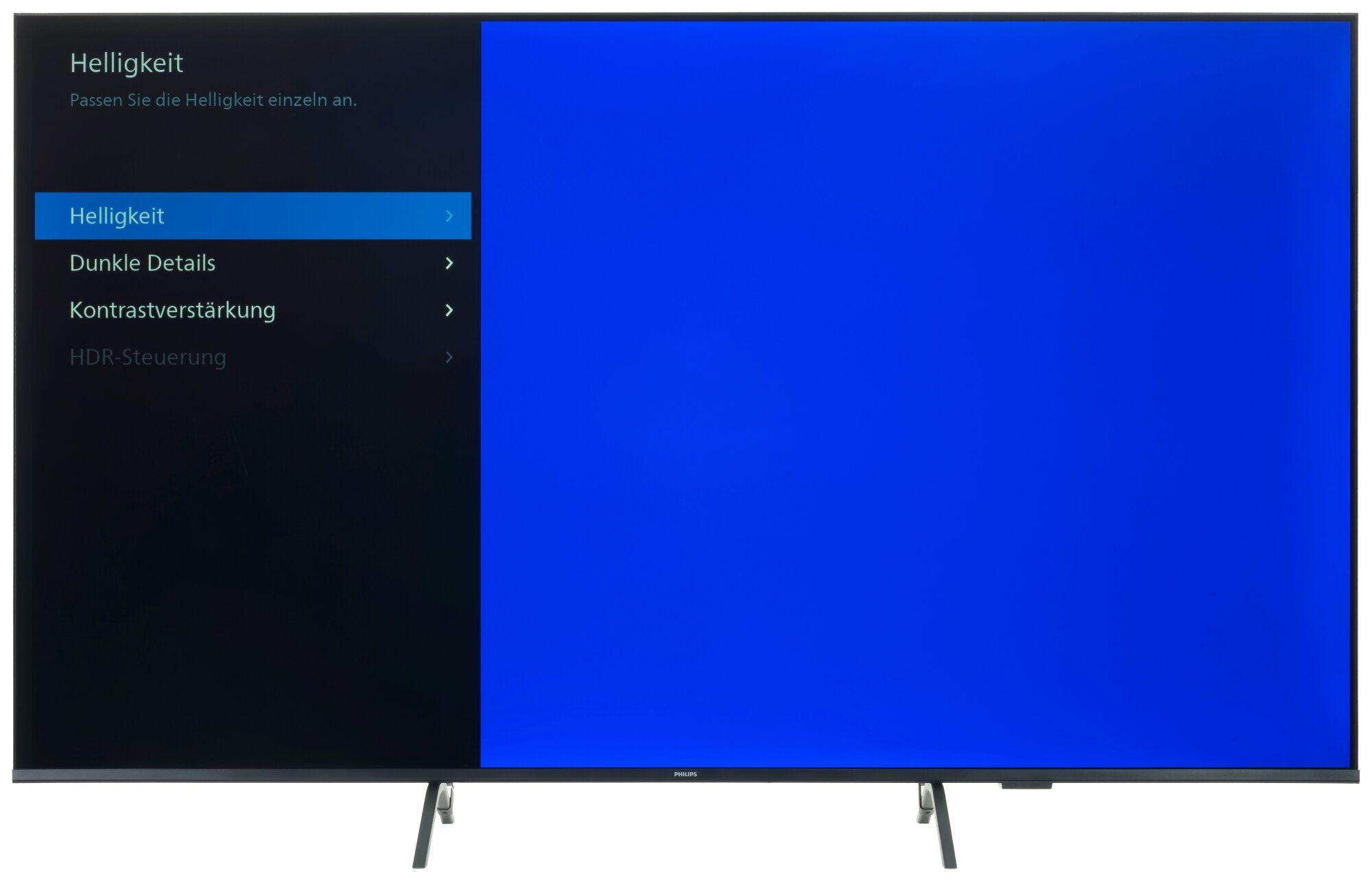 Philips 65PUS8000 Bildschirmmenü