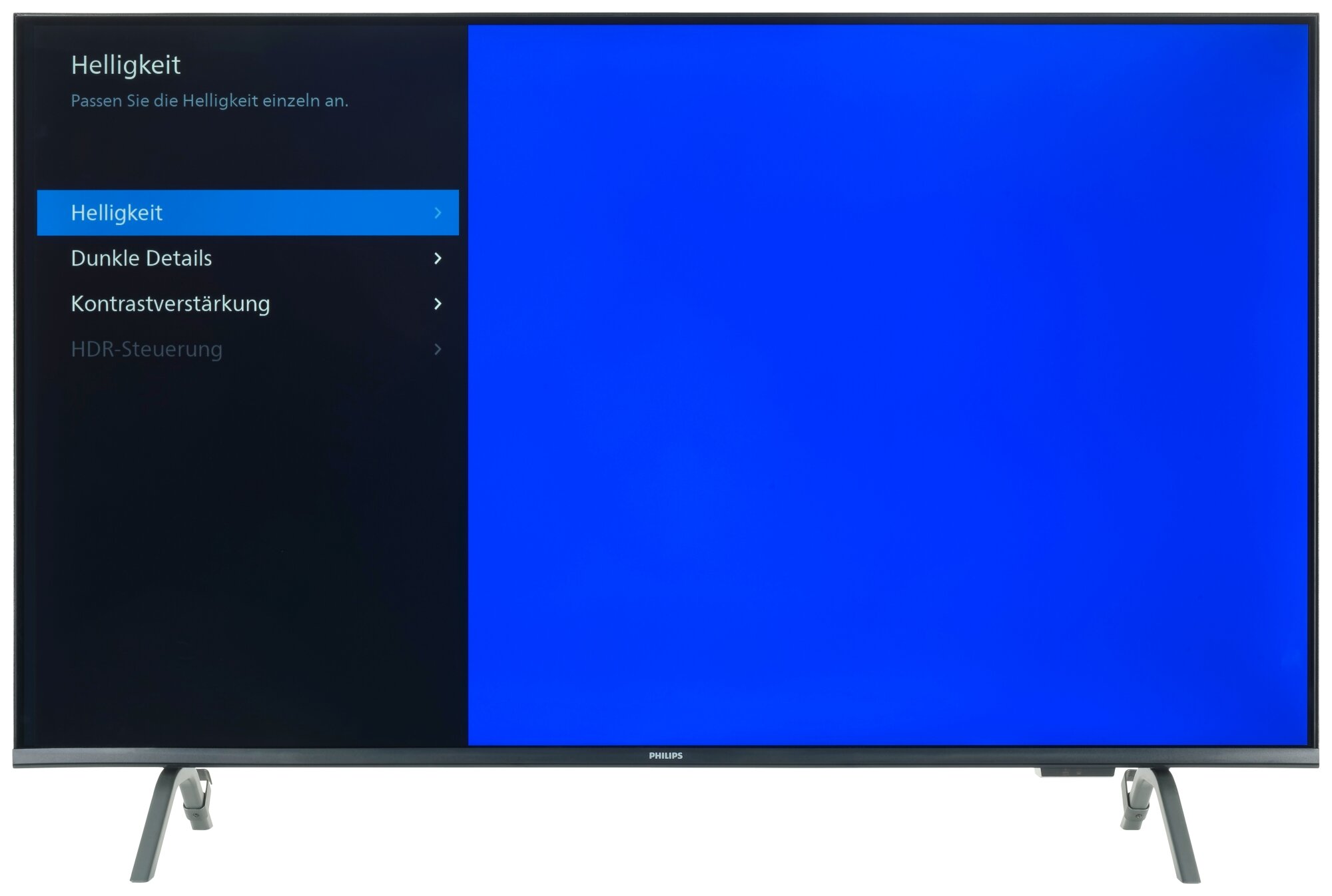 Philips 43PUS8000 Bildschirmmenü