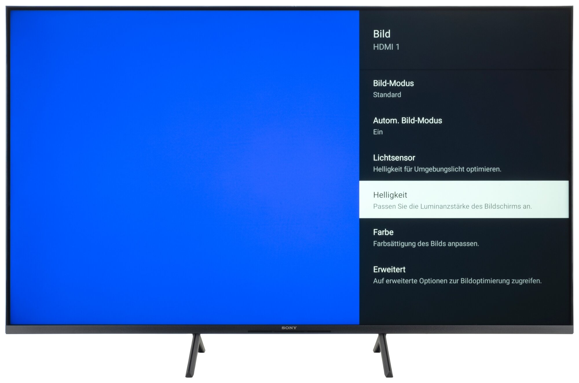Sony K-55S3 Bildschirmmenü