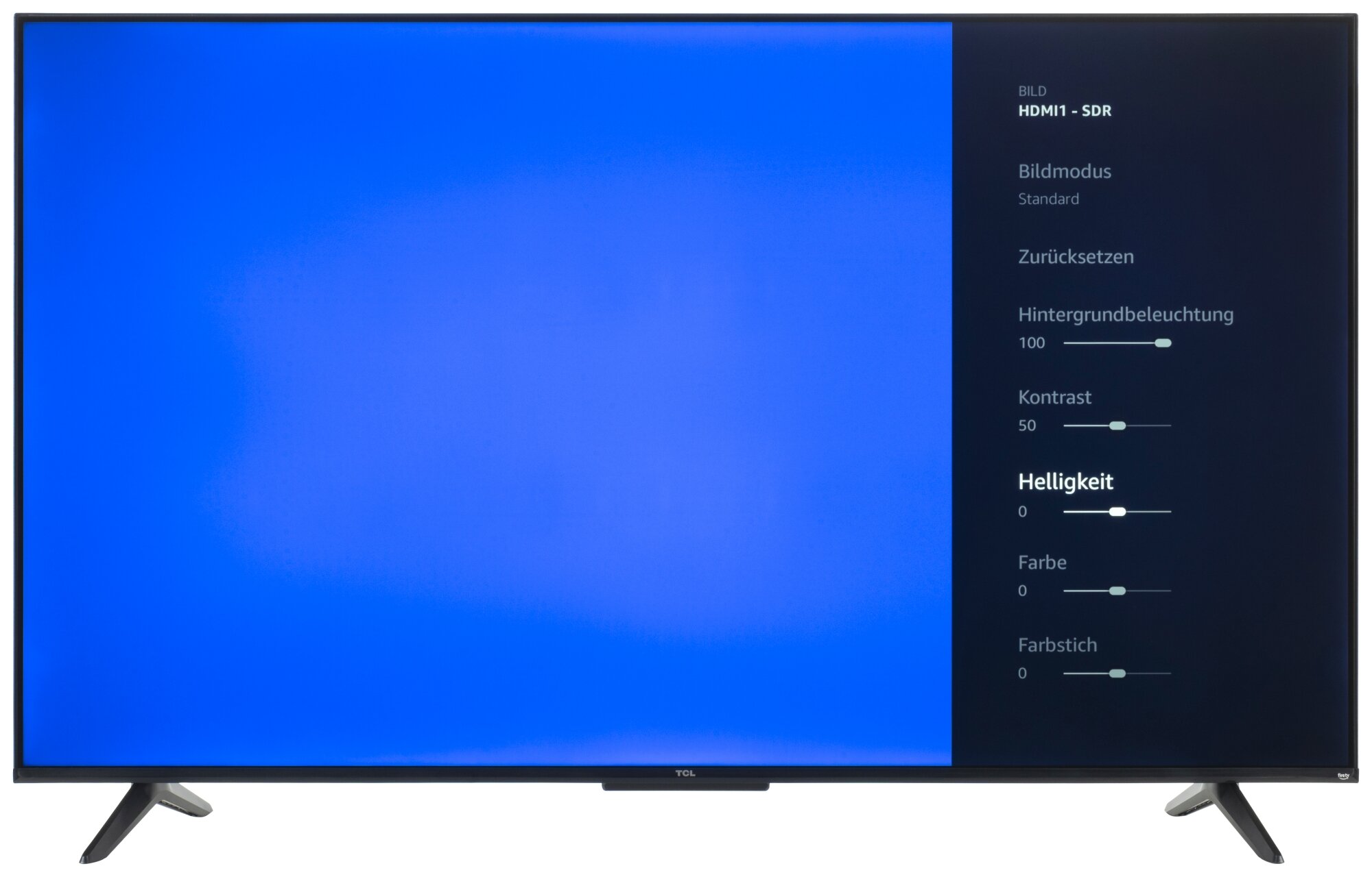 TCL 50T6C Bildschirmmenü