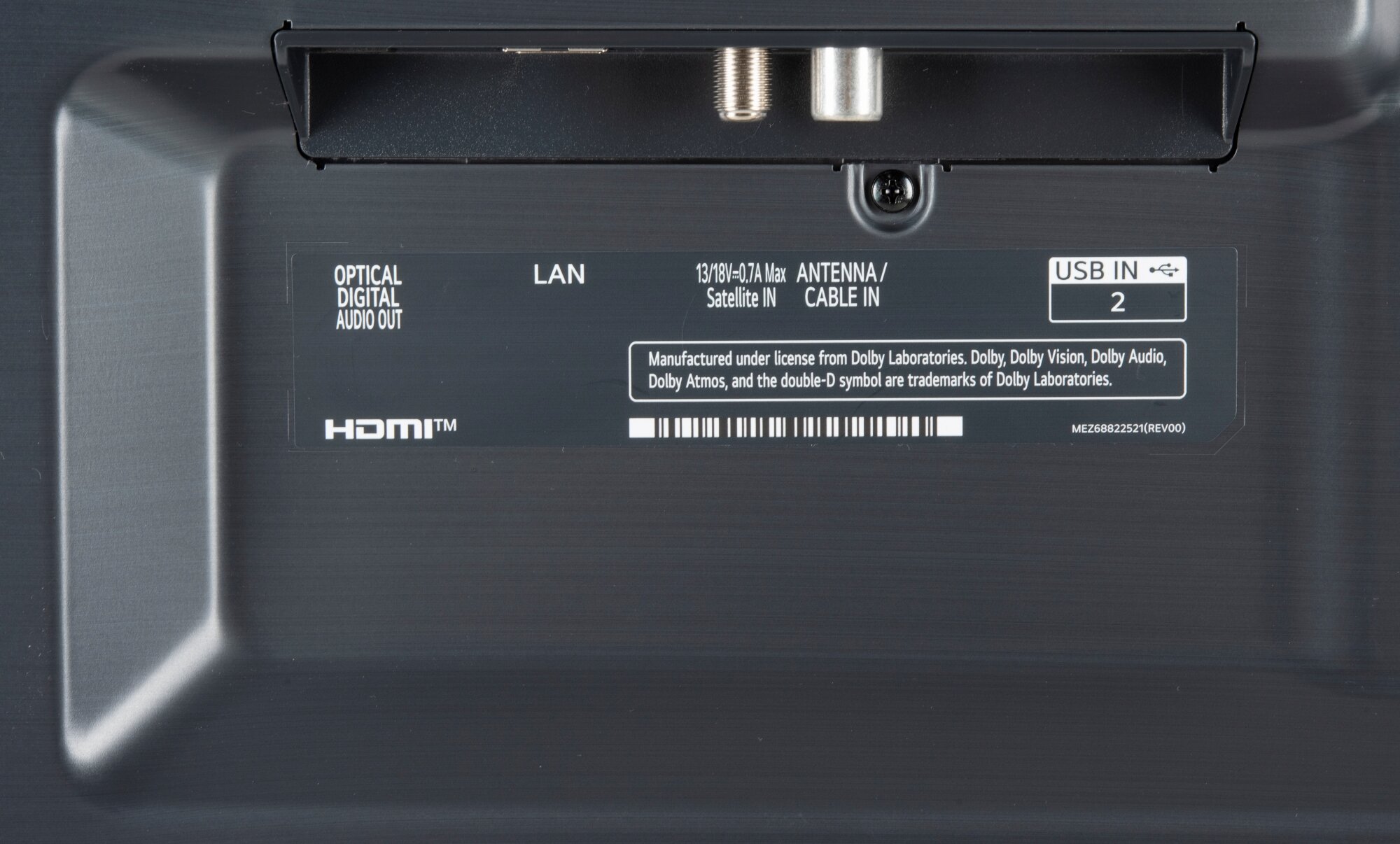 LG 55NANO809PA weitere Anschlüsse