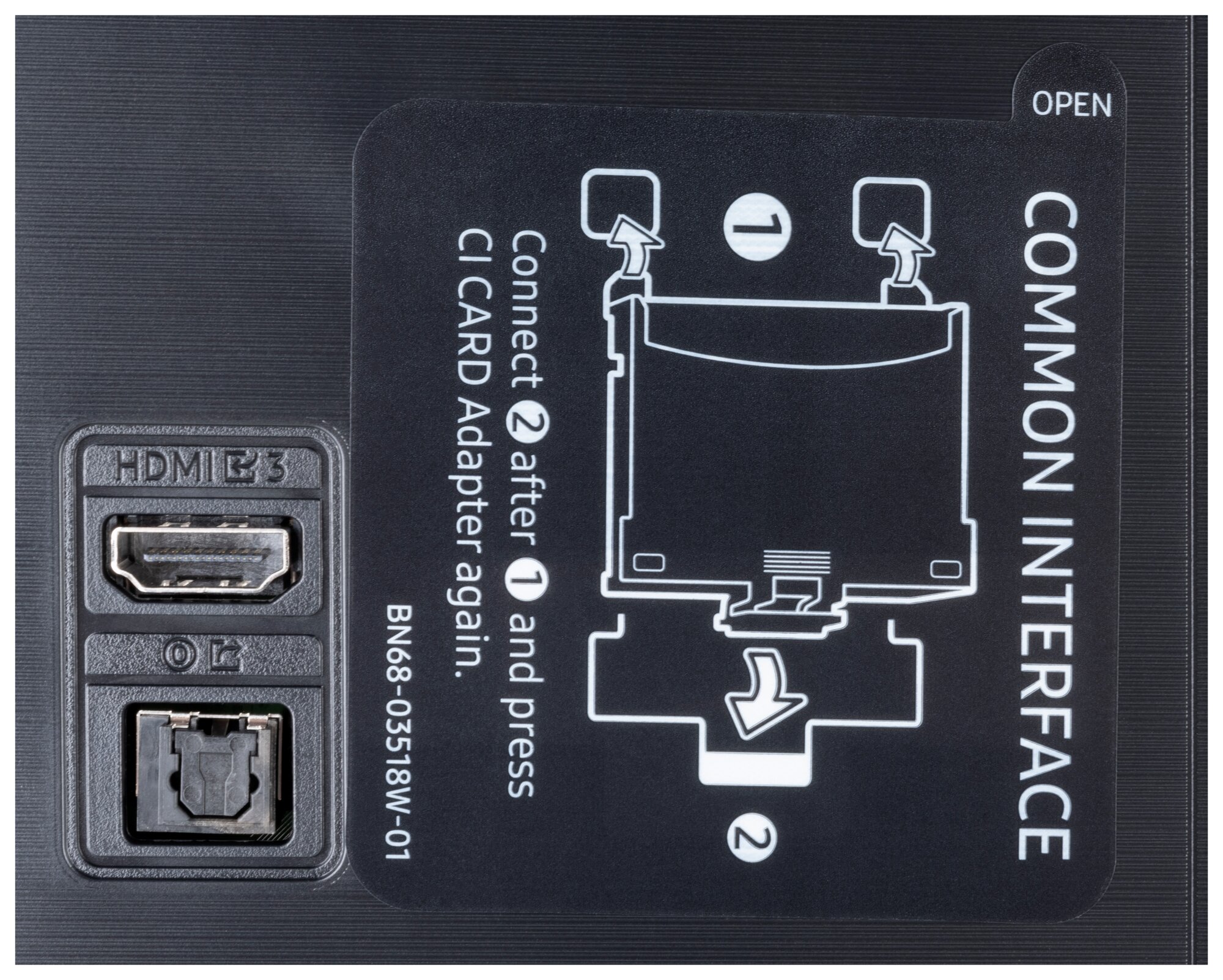 Samsung GU55BU8079U weitere Anschlüsse