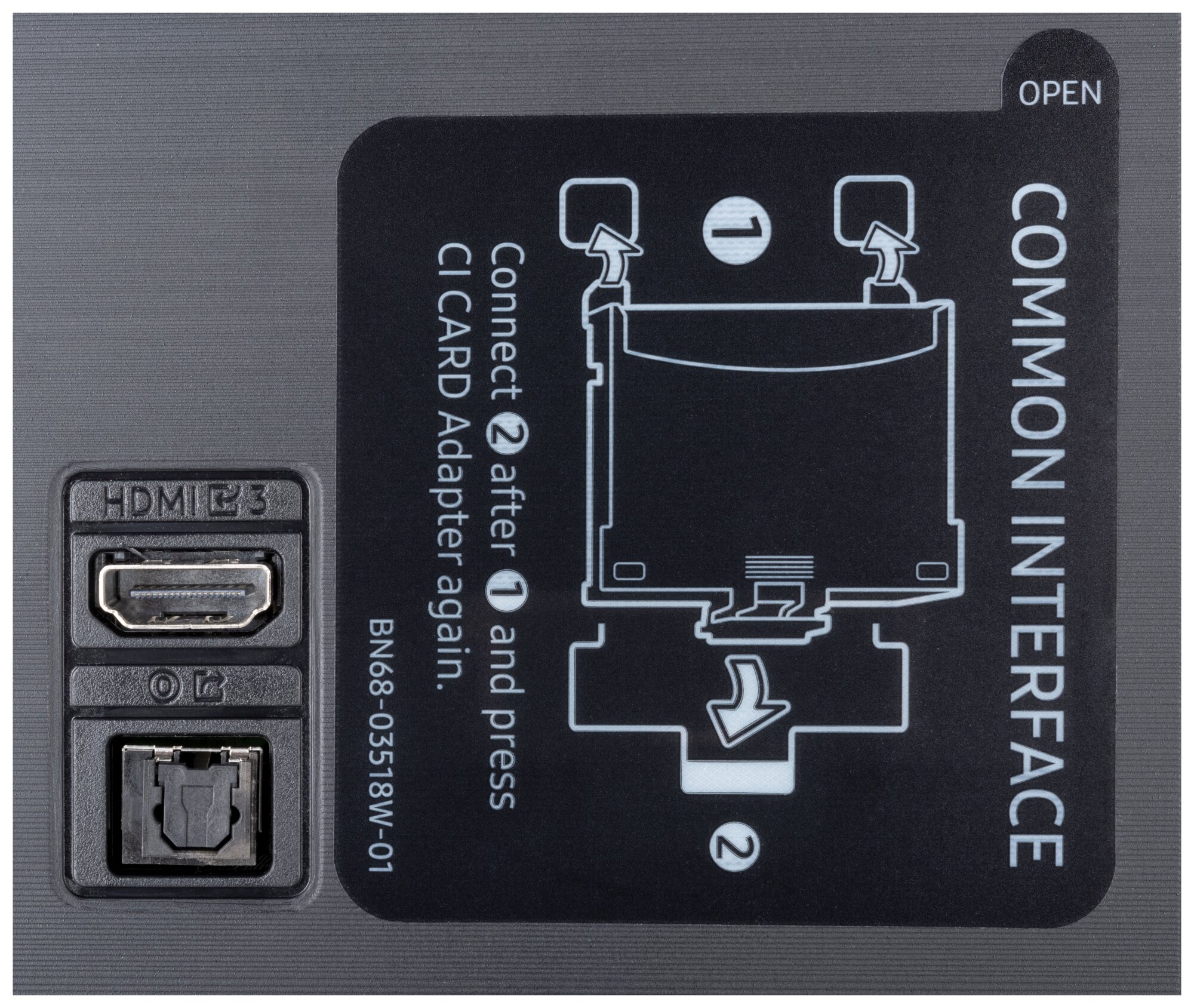 Samsung GU43BU8079U weitere Anschlüsse